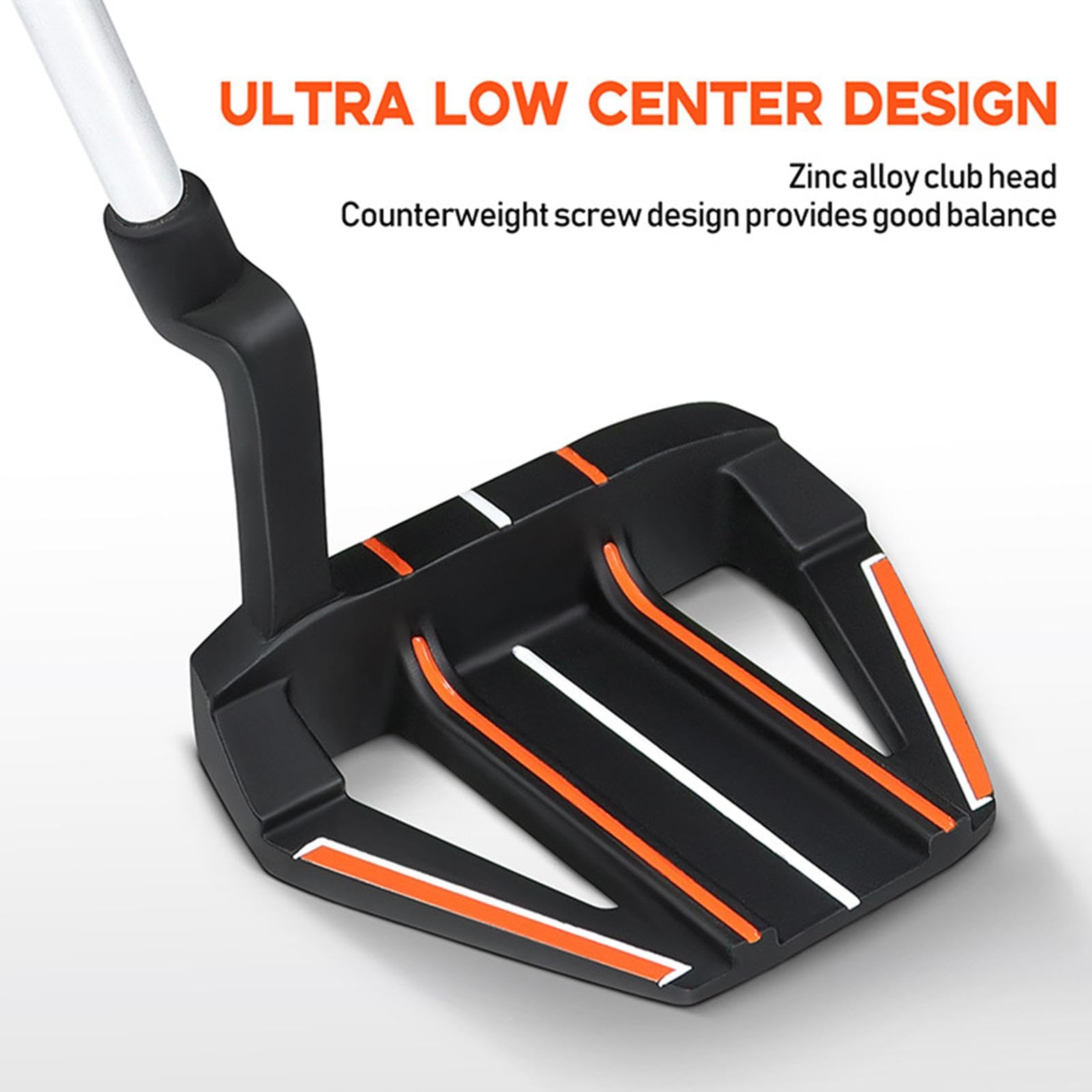 Premium Deevoka Golf Putter - Right Handed Mallet & Blade Style Golf Club for Men & Women | Perfect for Practice, Putting Greens & Tournament Play
