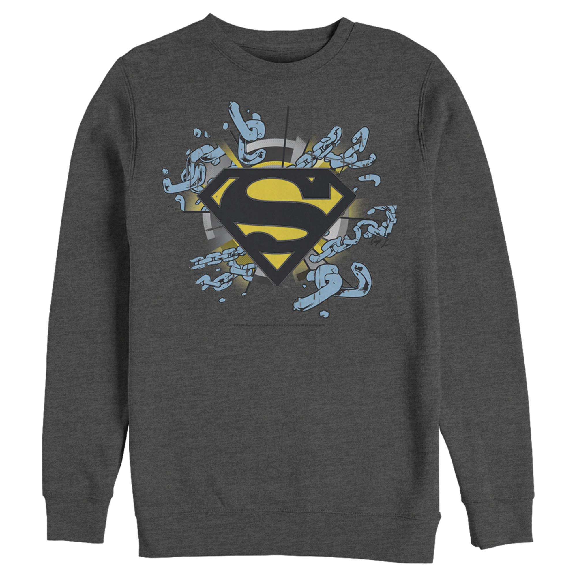 Men's Superman Logo Sweatshirt - Casual Superhero Style