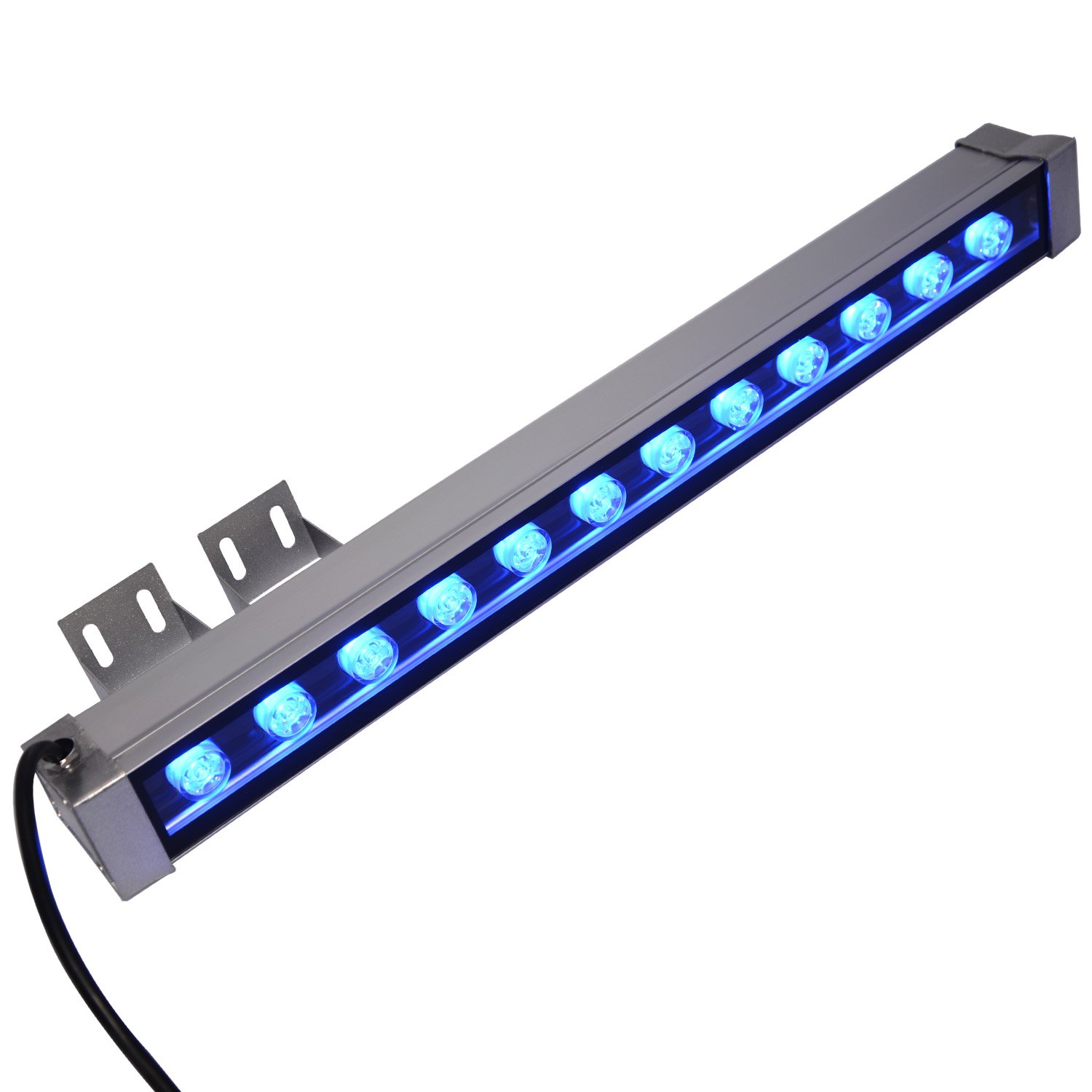12W Wall Washer LED Light - Blue Color Changing Night Light with 2-Year Warranty | 9W Linear LED Bar Light, Waterproof Alloy Housing for Outdoor, Hotel, Stadium & DJ Lighting | Perfect for Landscape, Architectural, and Stage Lighting Effects