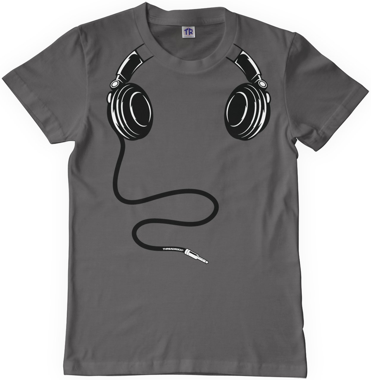Threadrock Big Boys' Headphones Youth T-Shirt - Cool Graphic Tee for Teens & Kids - Perfect for School, Gaming & Casual Wear