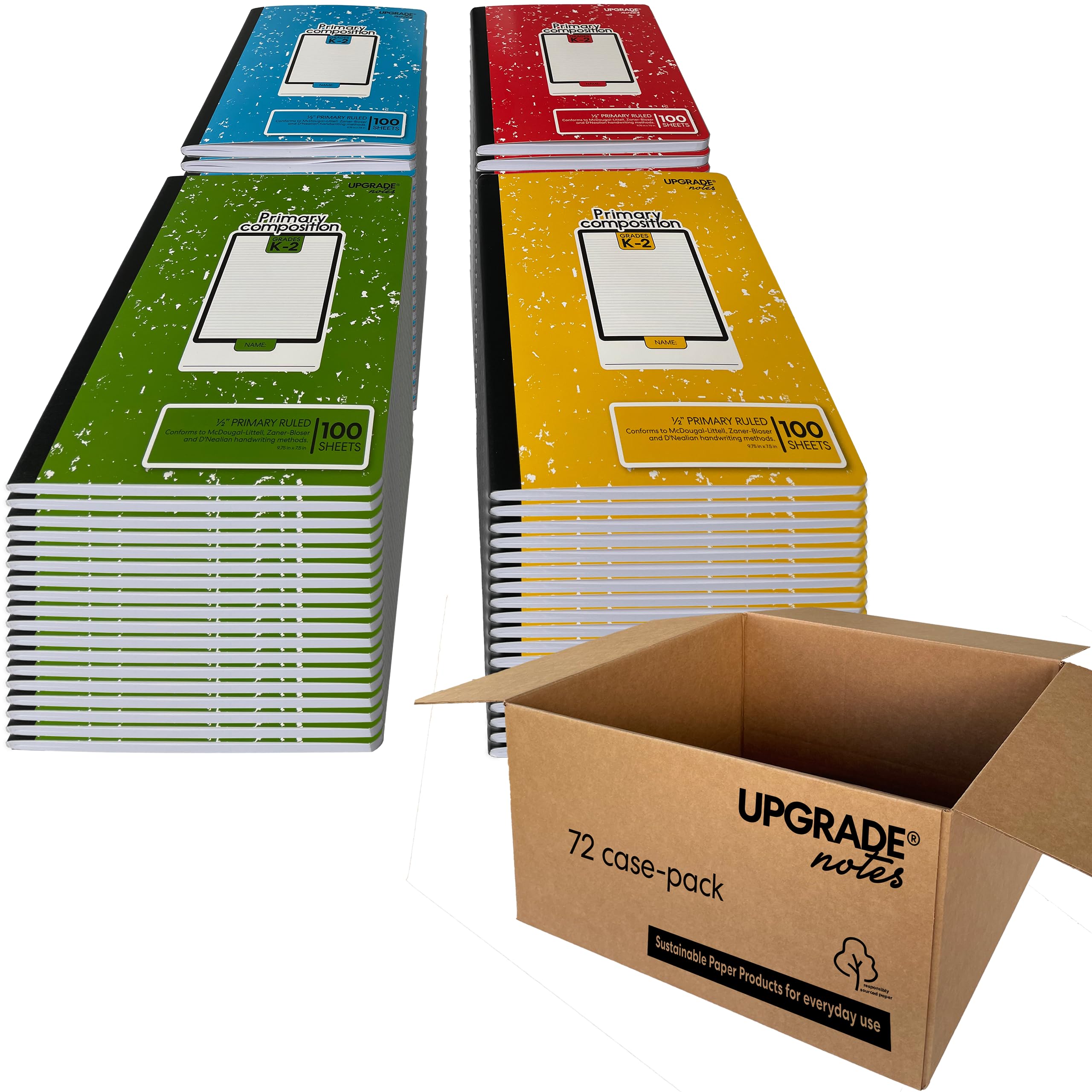 Primary Composition Notebooks for Kids Grades K-2 - 9.75