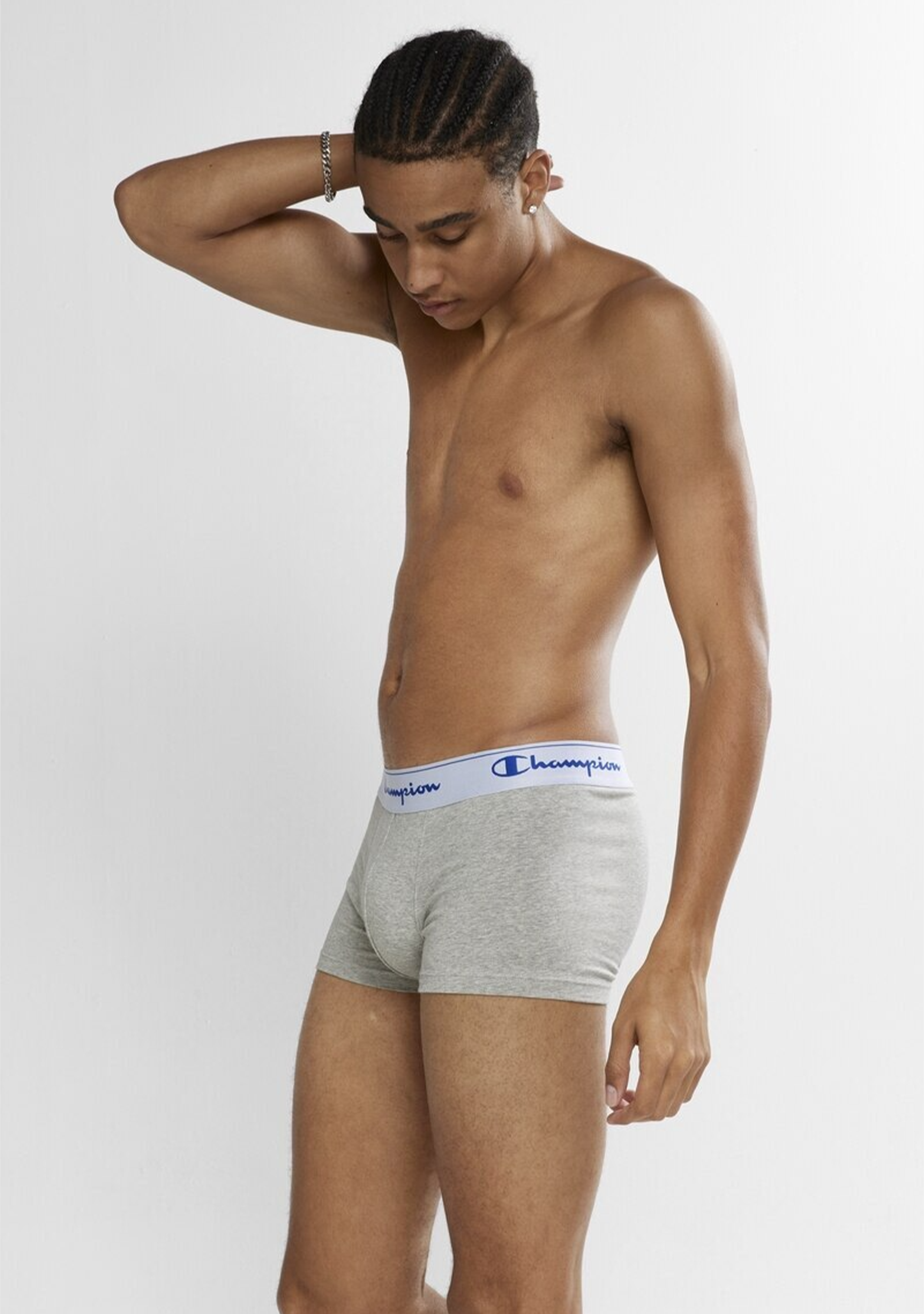 Champion Men's Cotton Boxer Briefs - Soft Comfort Underwear for Everyday Wear, Gym & Lounge