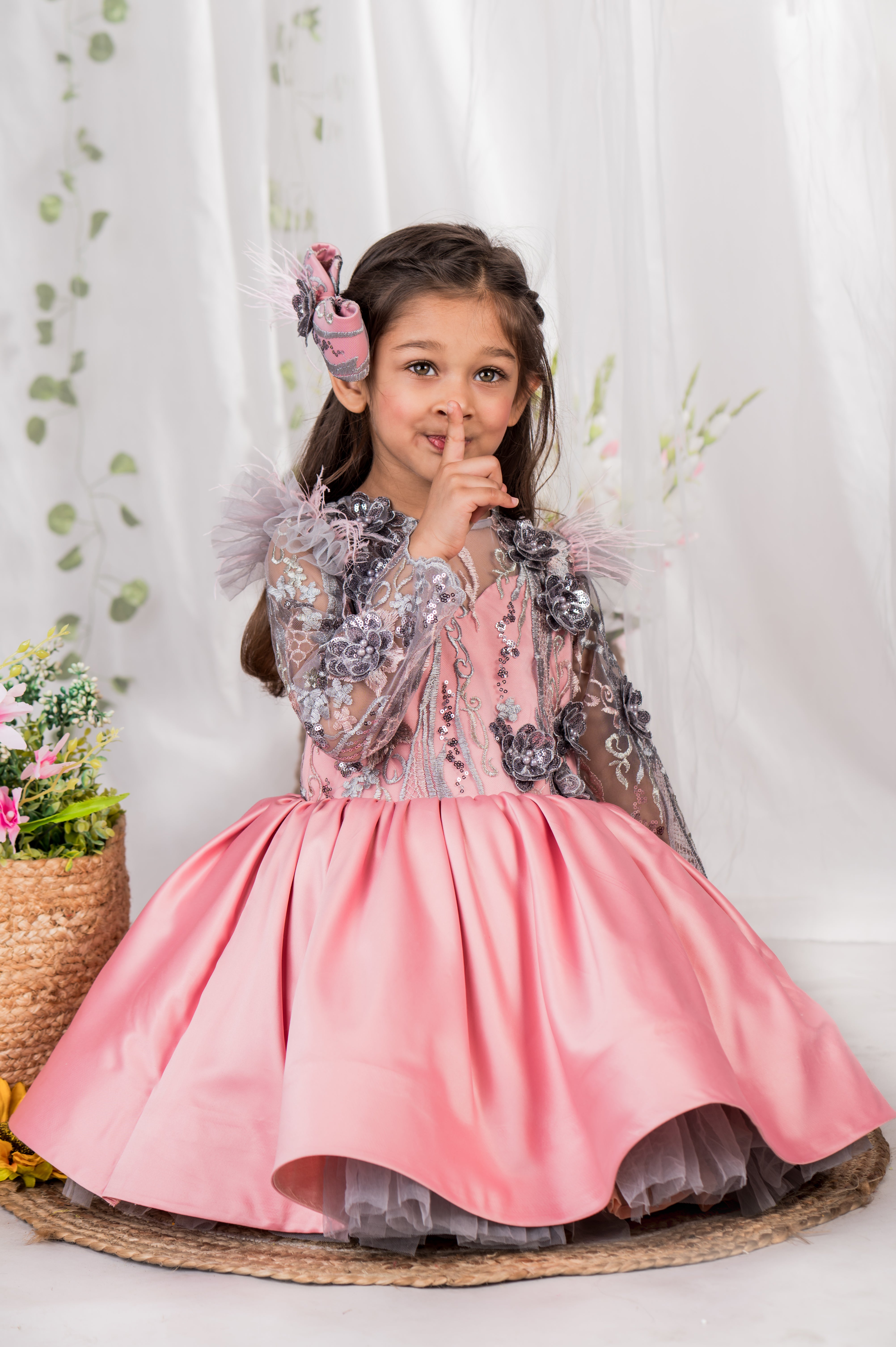 Enchanted Rose Garden Dress for Women - Elegant Floral Maxi Dress for Weddings & Parties | Pre-Order Now
