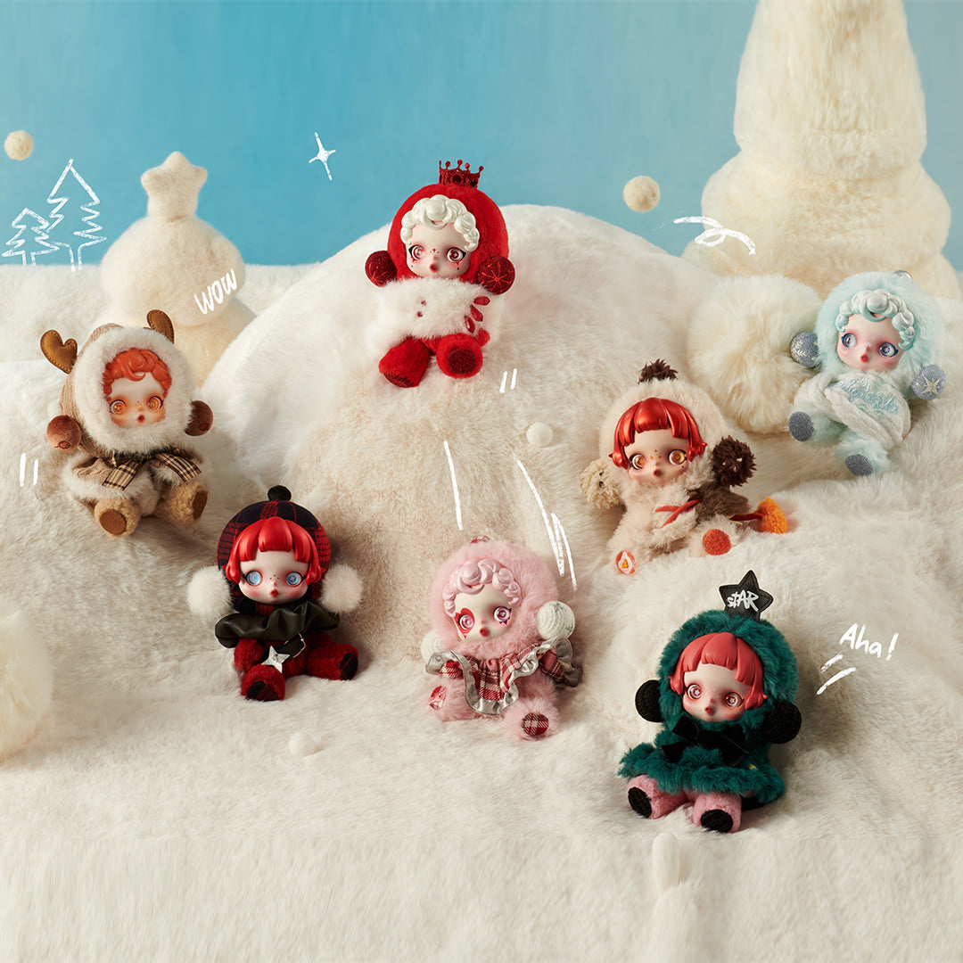 POP MART SKULLPANDA Winter Symphony Series Plush Blind Box - Cute Collectible Stuffed Animals for Anime Fans, Gift for Christmas & Home Decor