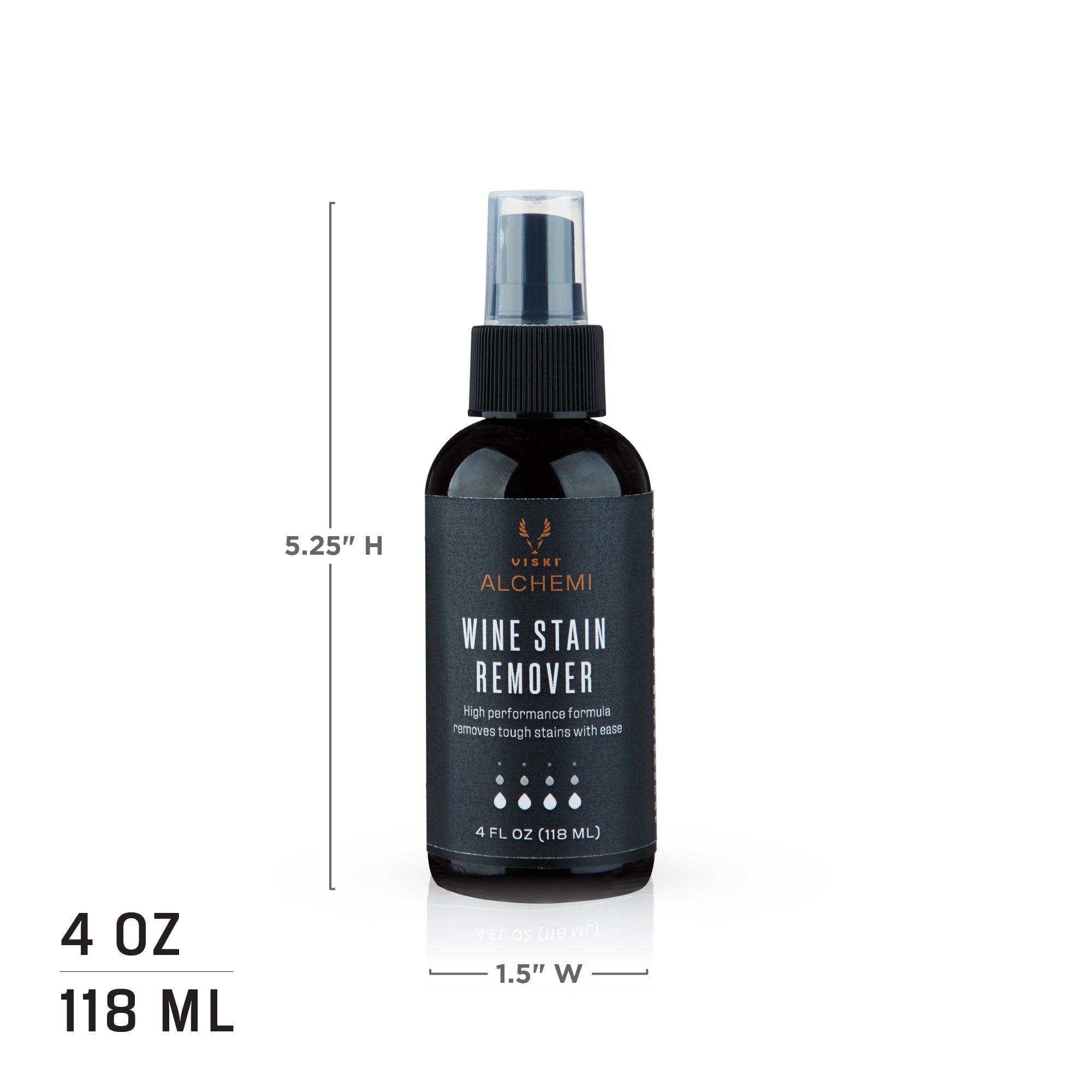 Alchemi Wine Stain Remover - 4 oz Fast-Acting Stain Treatment for Clothes, Carpets & Upholstery | Perfect for Parties, Dining & Red Wine Spills