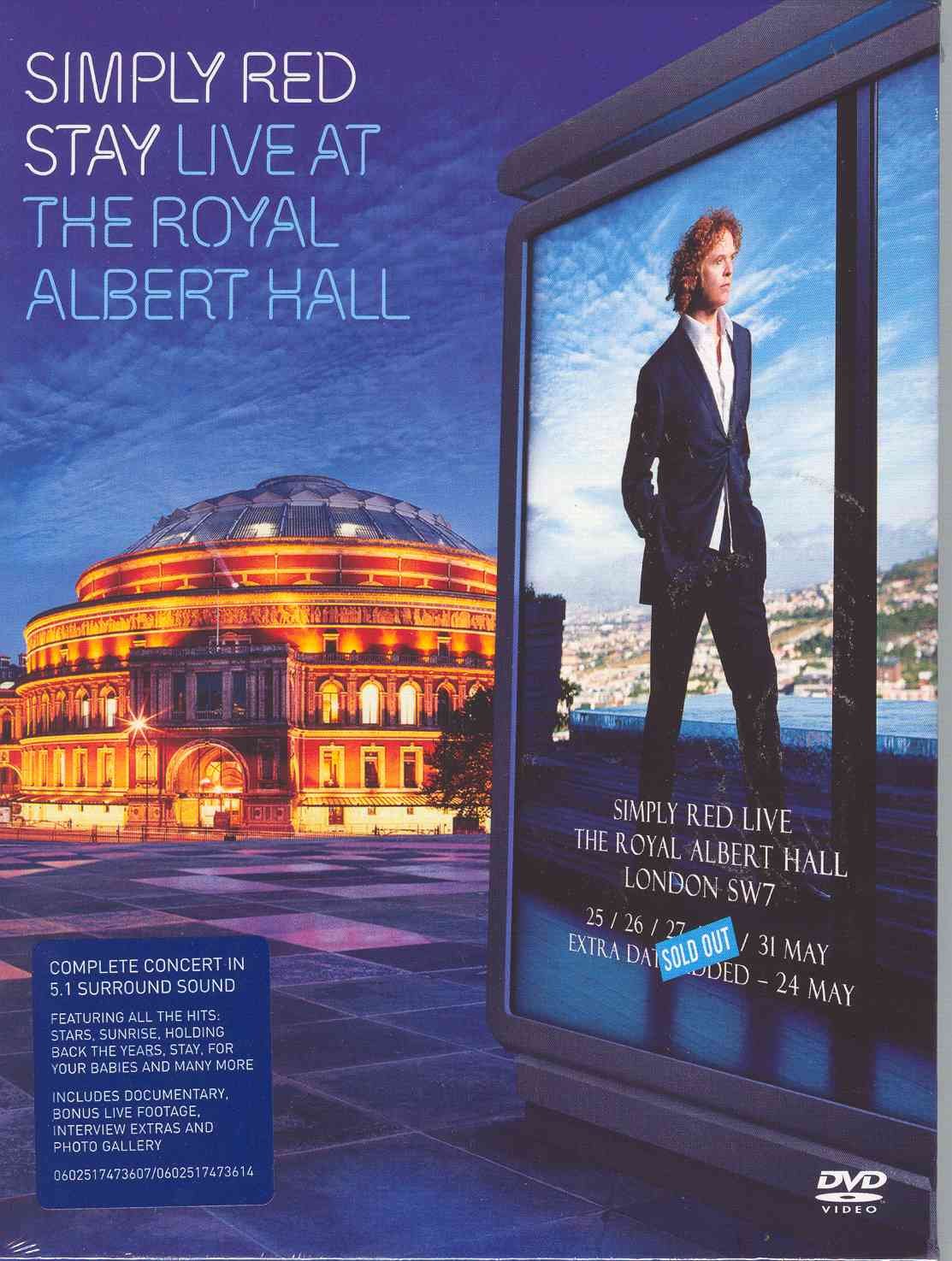 Simply Red: Stay - Live at the Royal Albert Hall [Blu-ray/DVD/CD] | Official Concert Recording | Perfect for Music Lovers & Collectors | Great for Home Entertainment & Gifts
