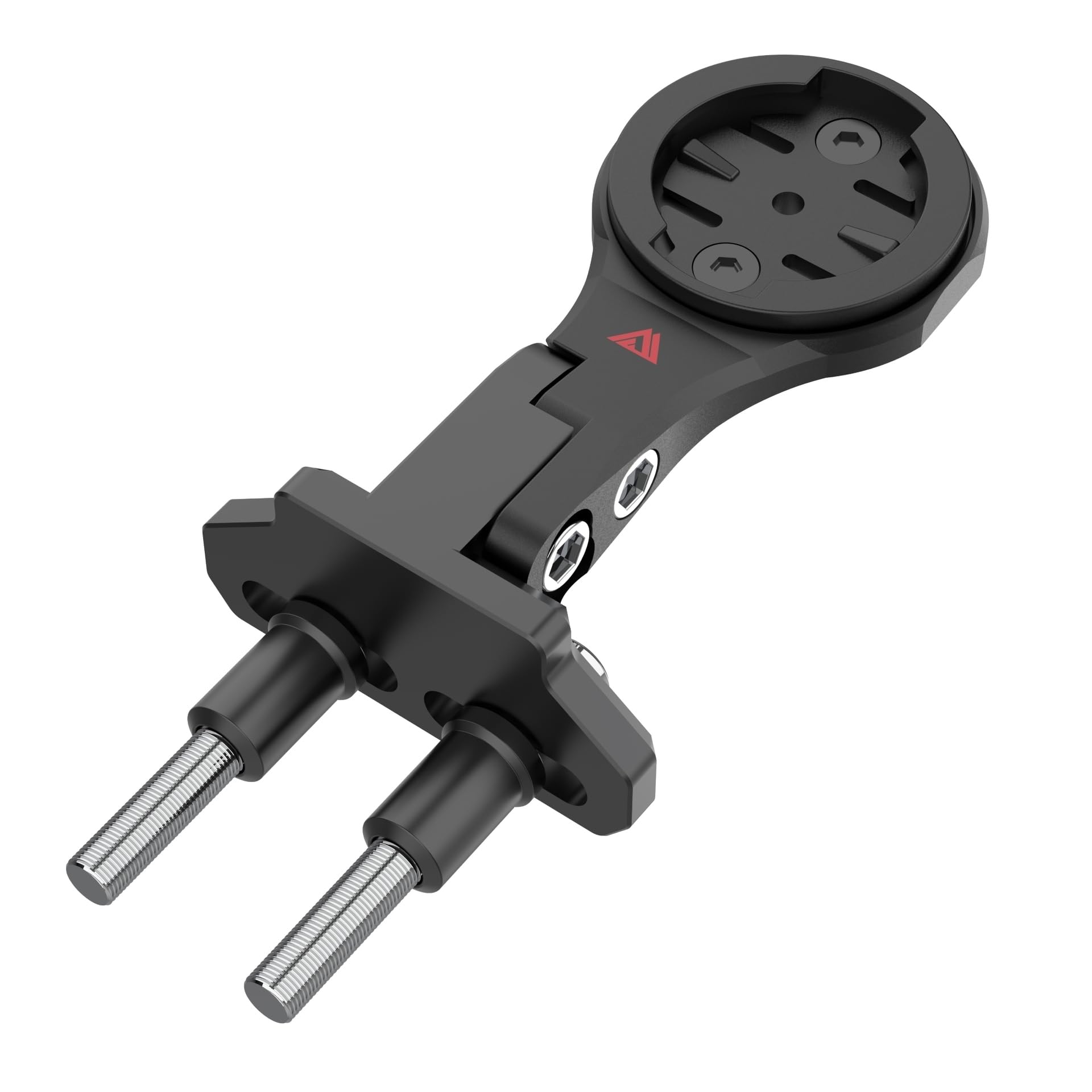 KOM Cycling Quick Release Stem Mount - Compatible with Wahoo Elemnt Roam, Elemnt Bolt v2 & Garmin Edge 1040 Bike Computers - GoPro Accessory Mount for Action Cameras - Perfect for Road Cycling, Mountain Biking & Adventure Sports