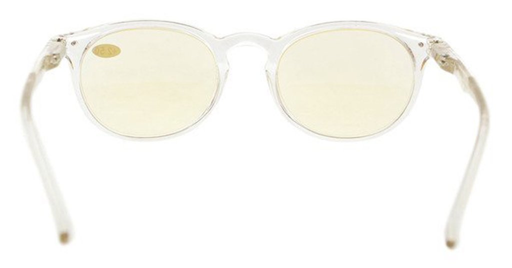 CessBlu Women's Blue Light Blocking Glasses for Computer & Reading - Round Oval Frame Anti Eyestrain Glasses for Office, Gaming & Screen Use