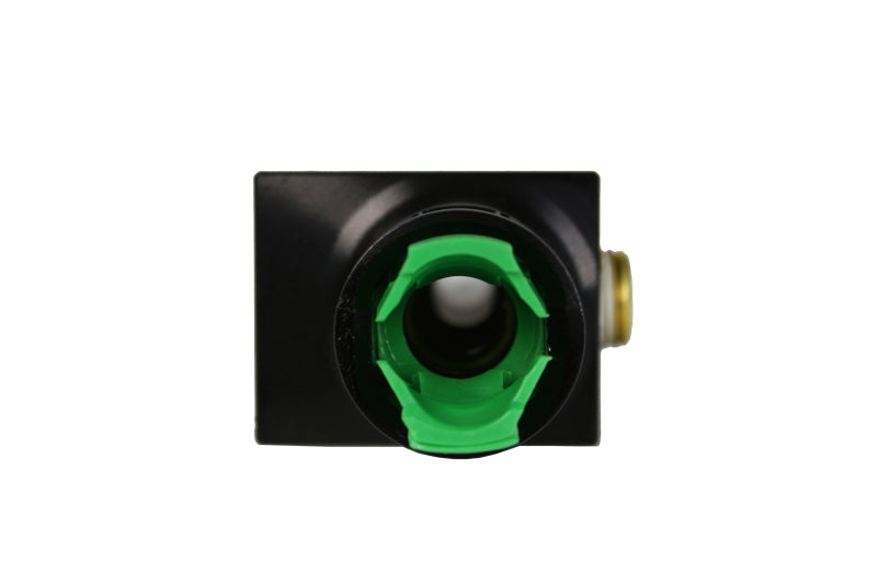 Aeromotive 3/8in Quick Connect Fitting with AN-08 Port & 1/8in Gauge Port - High Performance Fuel Line Connector for Racing & Automotive Applications
