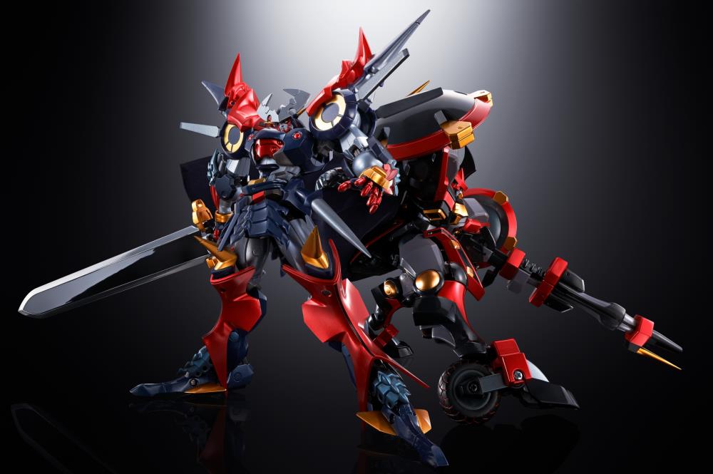 Bandai Soul of Chogokin GX-46R Dygenguar & Aussenseiter Super Robot Wars OG Action Figure - Collectible Anime Robot Model for Display & Gaming Enthusiasts