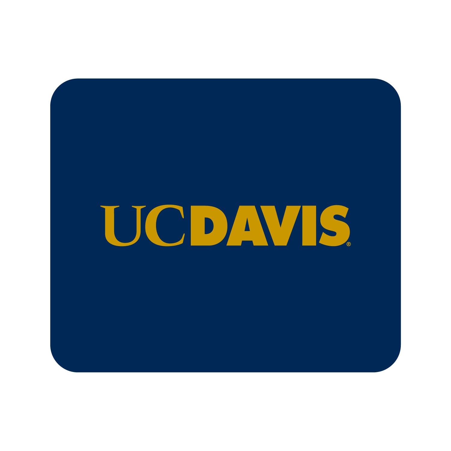UC Davis Mouse Pad - Non-Slip Fabric Gaming & Office Desk Mat with Floral Pink Design - Perfect for Students, Gamers & Work from Home Setup