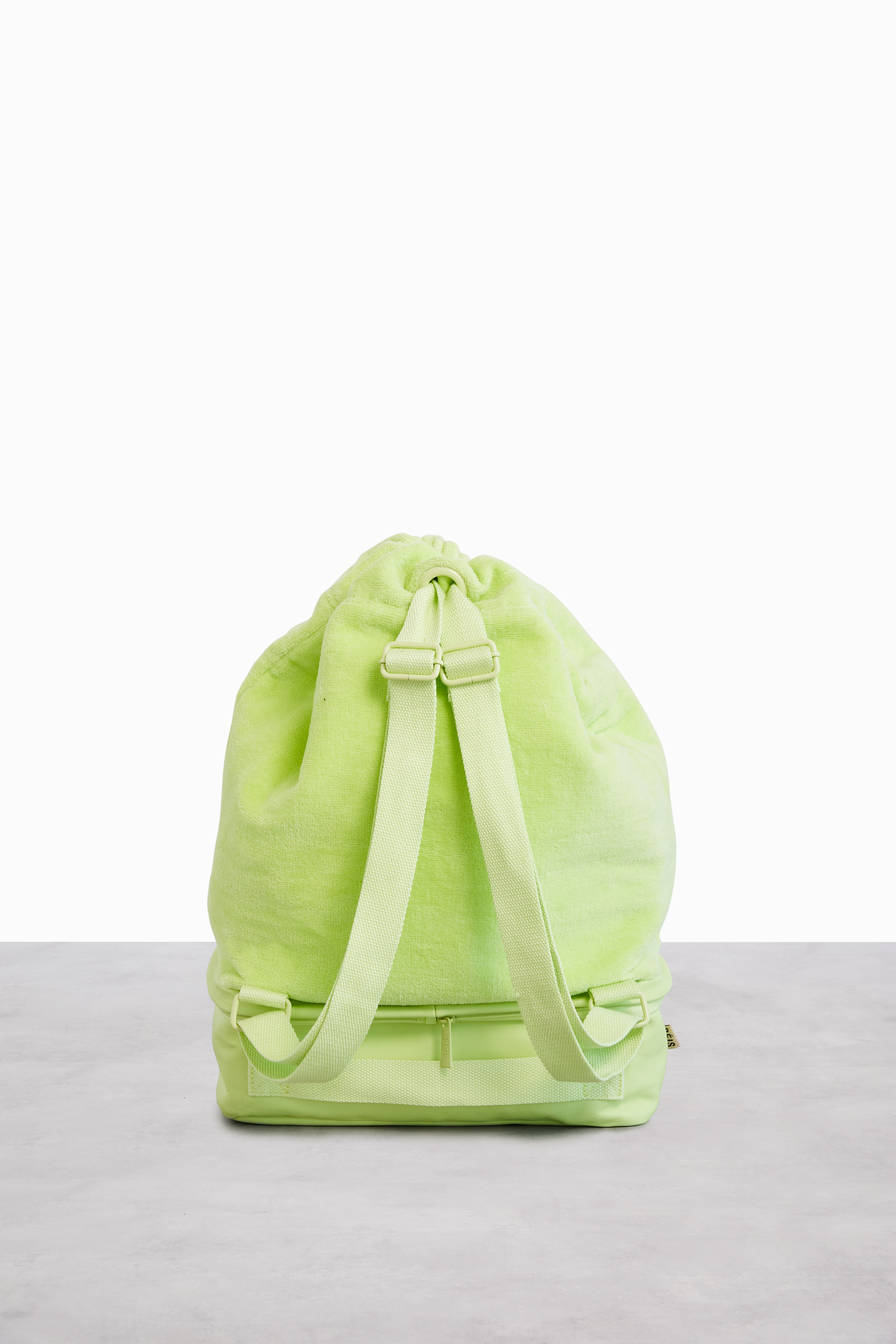 Premium Terry Backpack Cooler in Citron - Insulated Lunch Bag for Picnics, Beach Trips & Outdoor Adventures | Leakproof & Lightweight Design