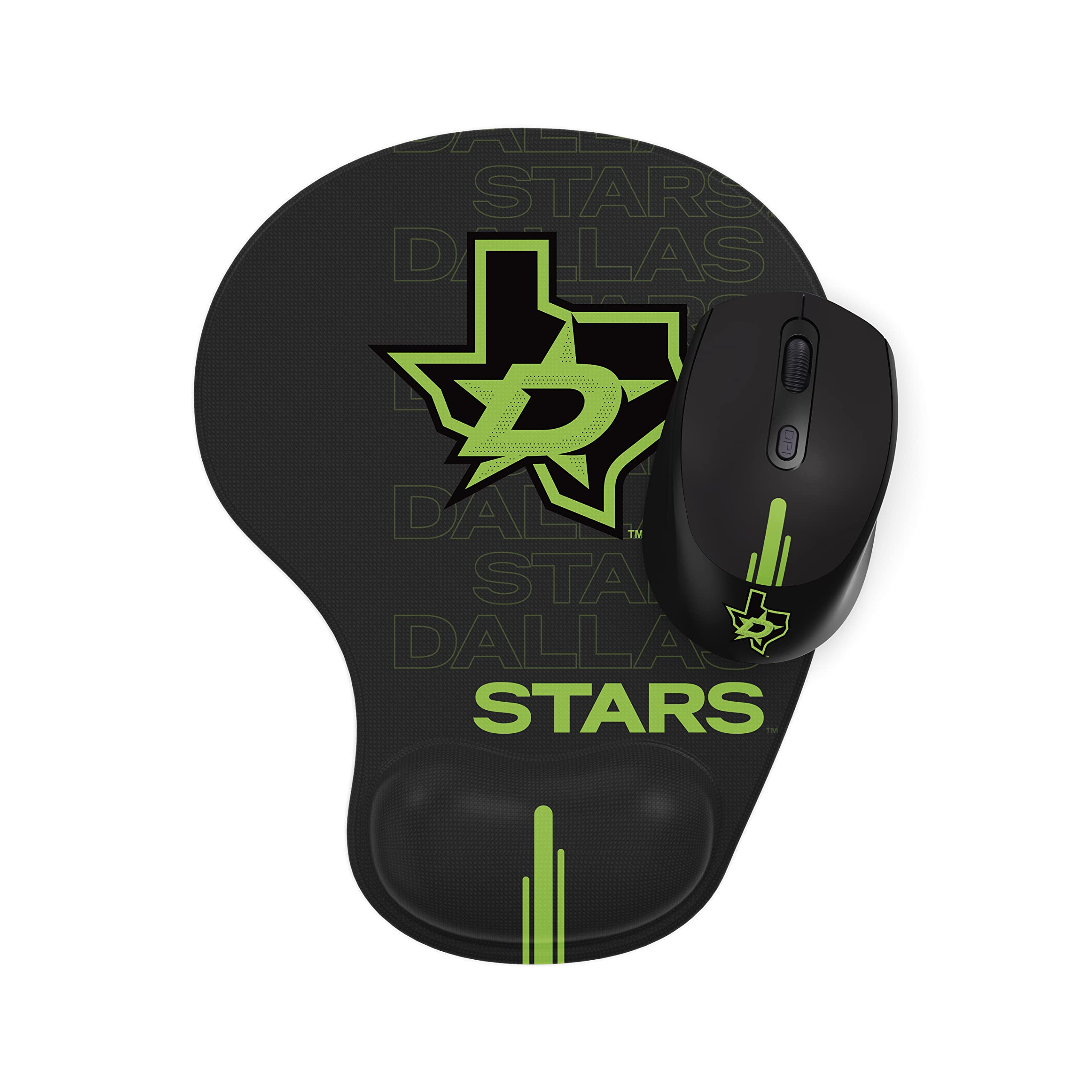 SOAR NHL Dallas Stars Wireless Gaming Mouse & Mouse Pad Set - Ergonomic Design for PC, Laptop, Mac - Perfect for Hockey Fans & Esports Gaming