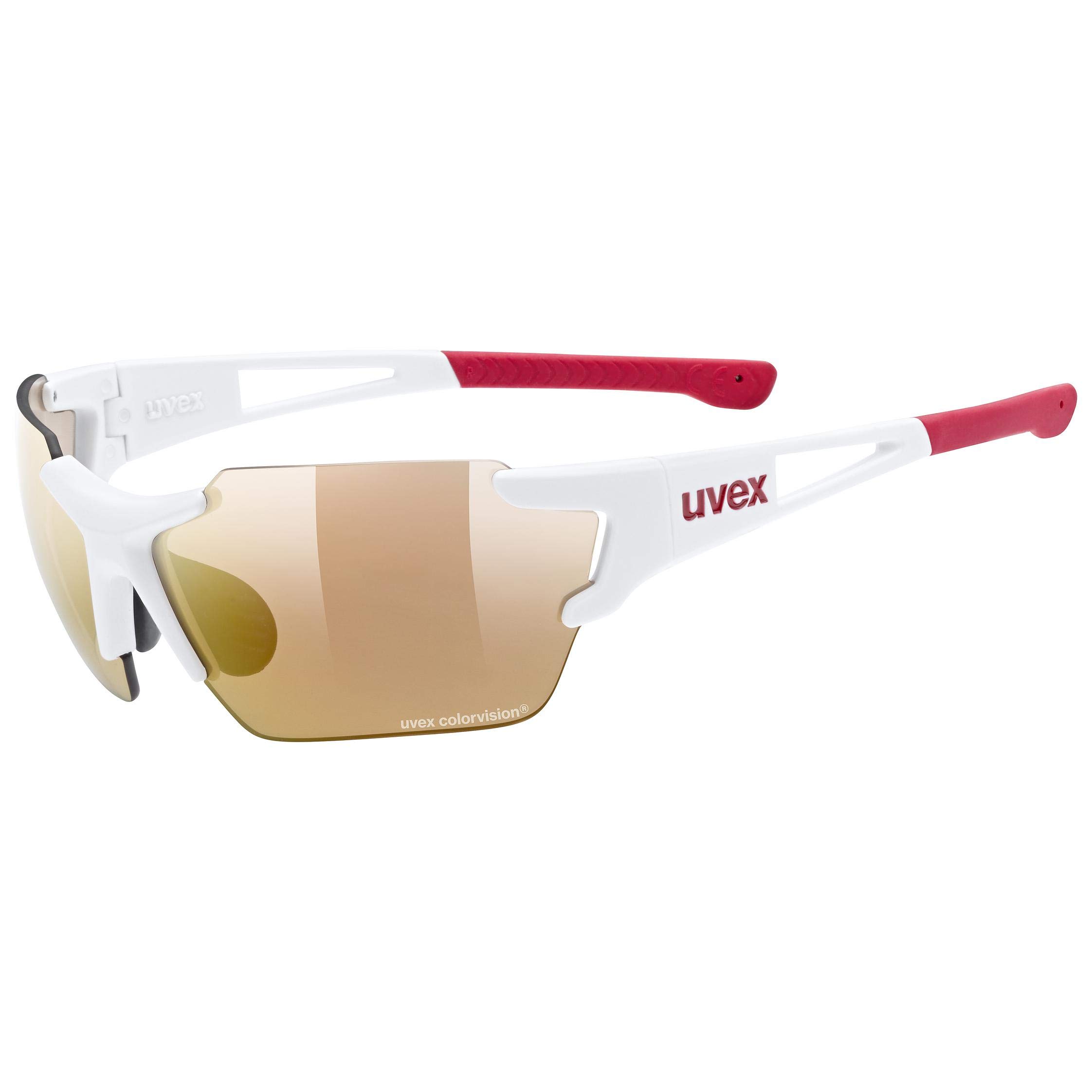 Uvex Unisex-Adult Sportstyle 803 Race Small CV VM Sports Glasses - UV Protection, Lightweight & Durable for Running, Cycling & Outdoor Activities