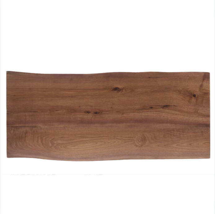 78.6x33.5/33.9/33.1x1.6 inch / 199.5x85/86/84x4.1 cm / Rich Dark Walnut Color / Natural edge large board table