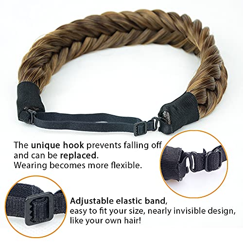 Two Strand Braided Headband for Women - Stylish Hair Accessory for Workouts, Yoga, and Everyday Wear