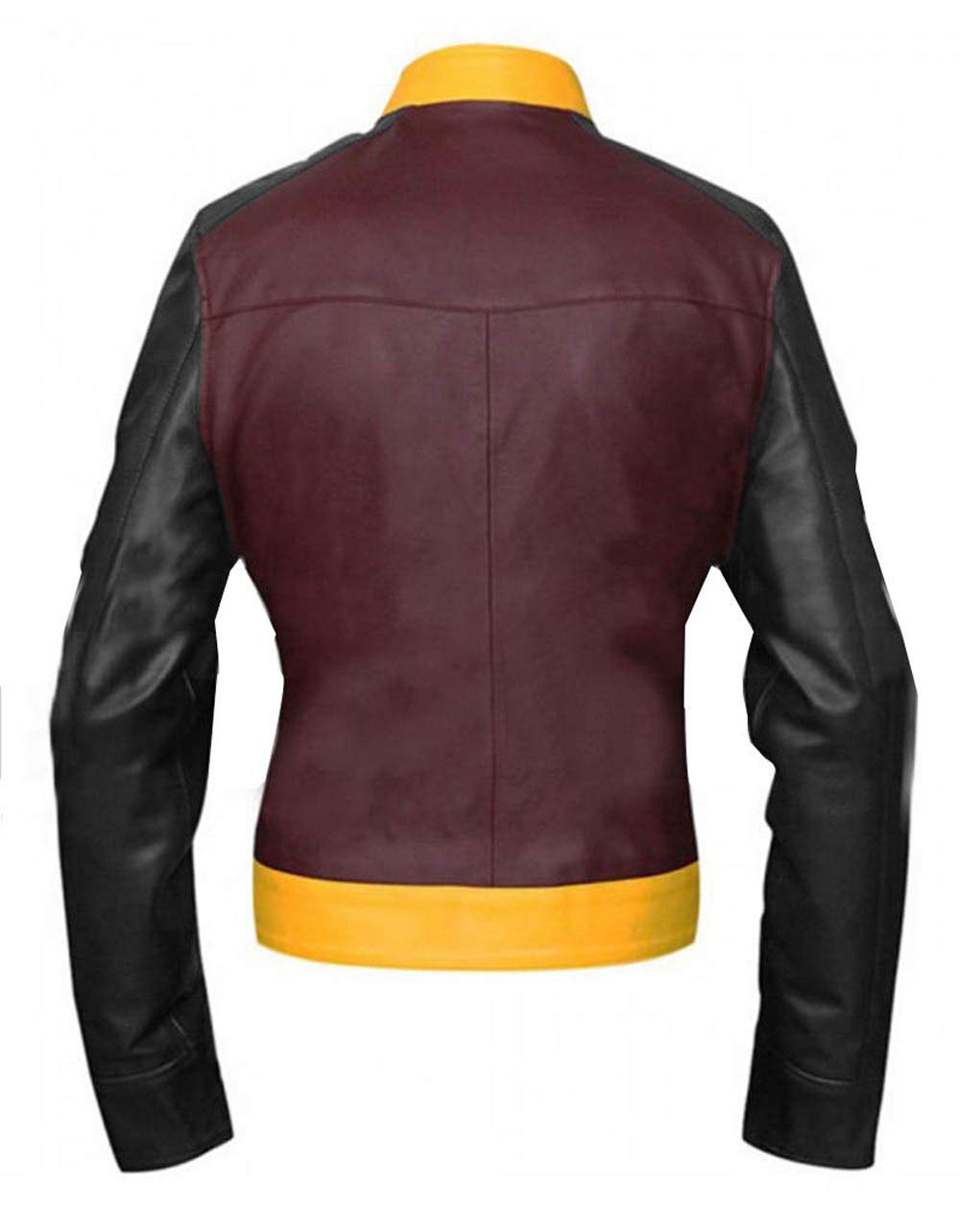 Wonder Woman Gal Gadot Inspired Faux Leather Jacket for Women - Brown & Black Superhero Costume, Cosplay & Halloween Outfit