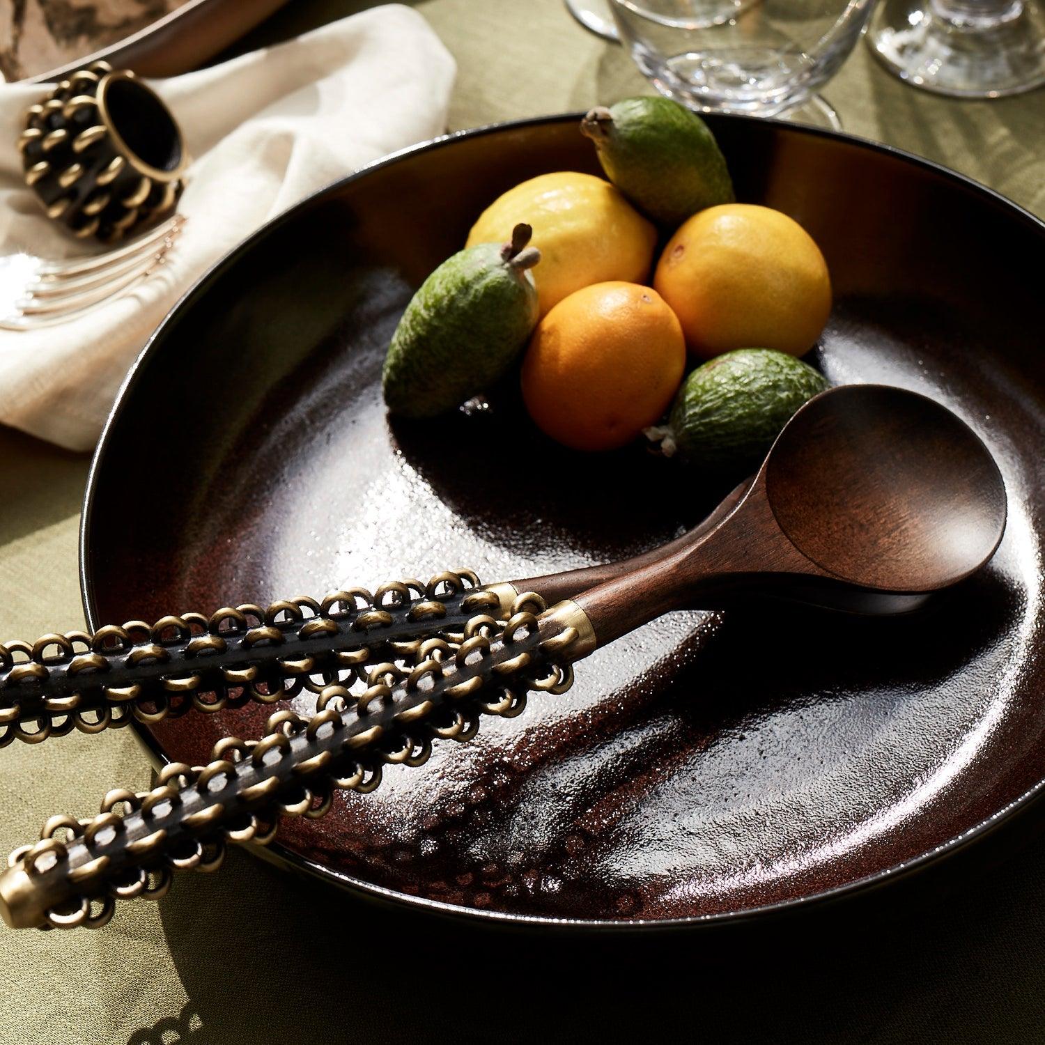 Premium Terra Coupe Bowl Set - Elegant Serving Dish for Wine, Cheese, Fruits & Desserts - Perfect for Dinner Parties, Wine Tasting & Home Decor