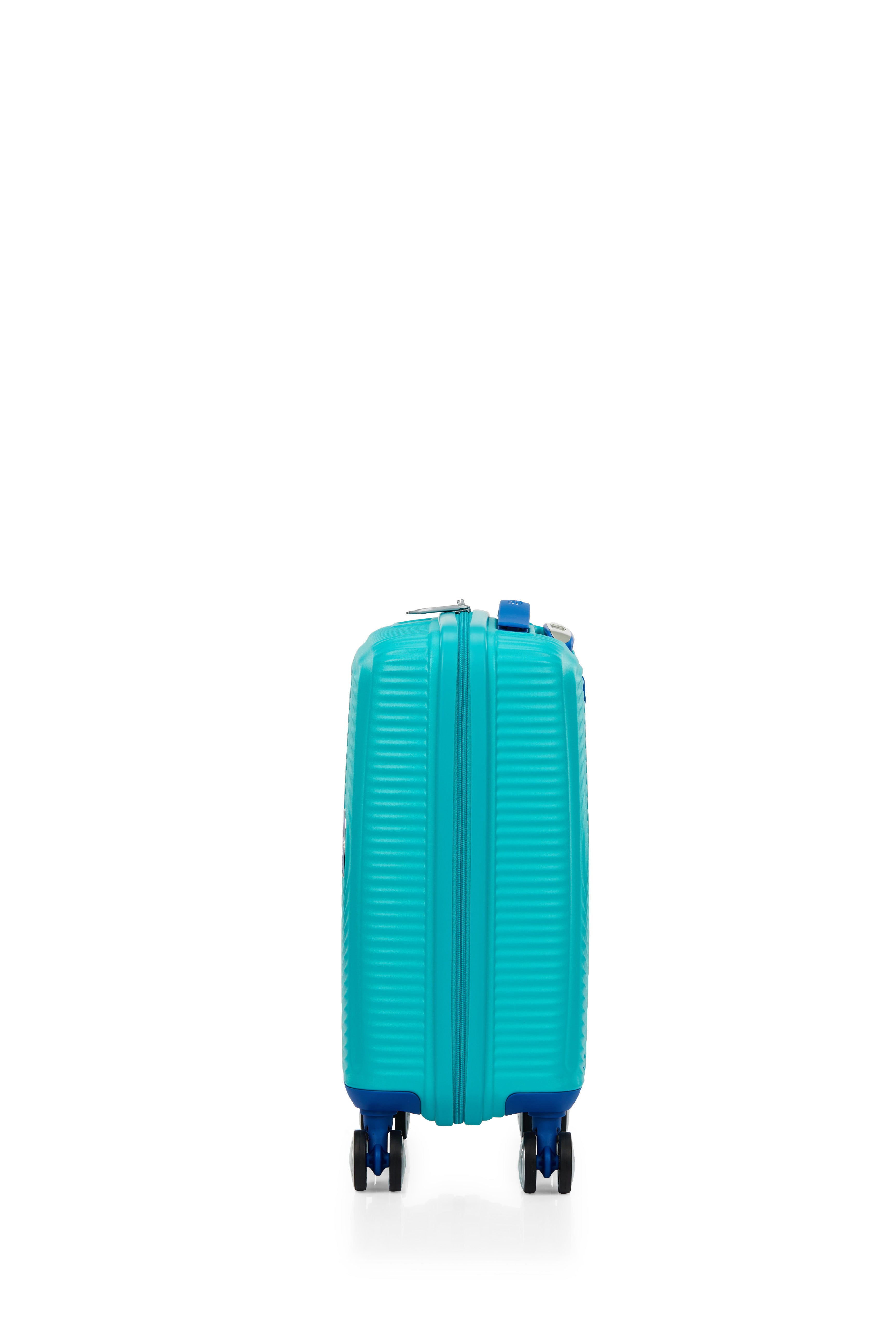American Tourister Little Curio 47cm Spinner Luggage - Teal/Blue Carry-On Suitcase for Travel, Business Trips & Weekend Getaways