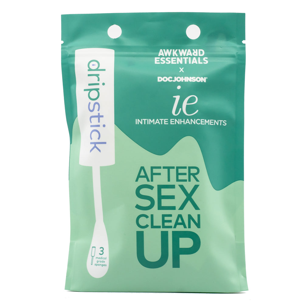 Awkward Essentials Dripstick - Post-Sex Cleanup Sponge for Men & Women | Discreet & Hygienic Personal Care Solution for Bedroom & Travel