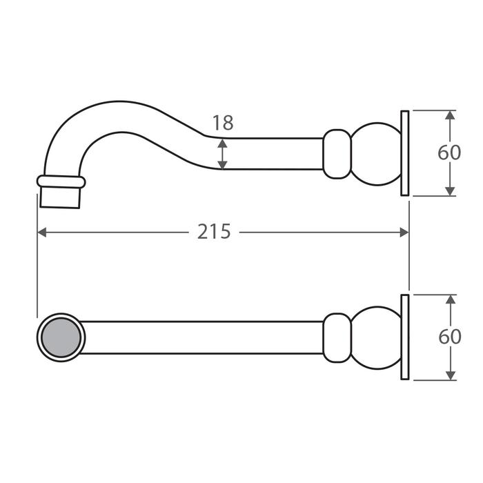 Fienza 336110 Lillian Chrome Bathroom Faucet Outlet - Perfect for Modern Bathroom Sink and Vanity Installation
