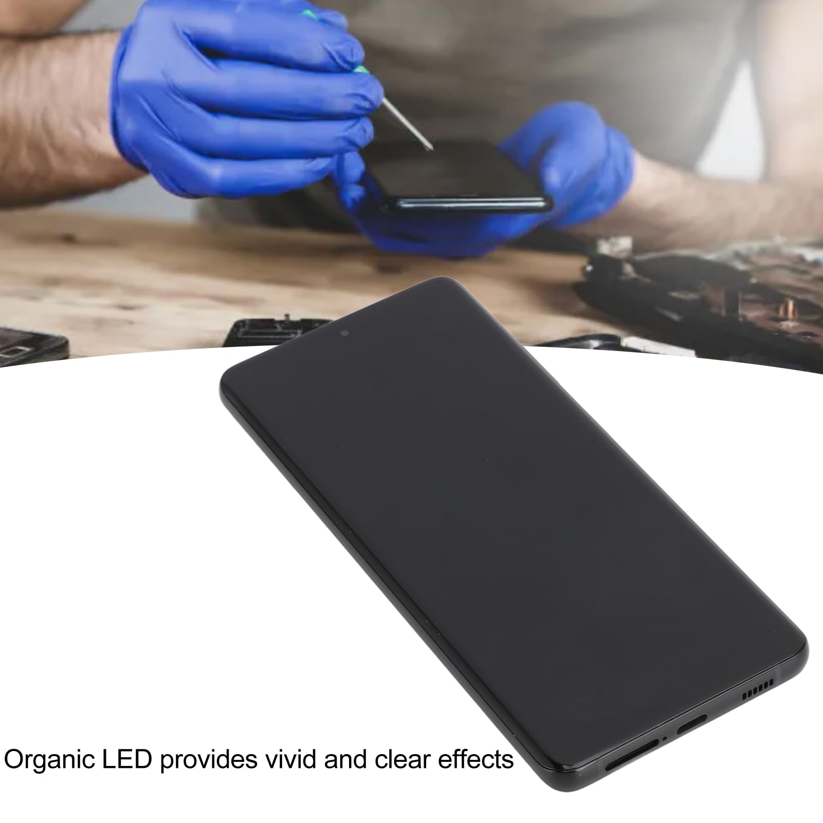 Galaxy S21 Ultra Touch Screen Digitizer Replacement - OLED Display Assembly with Repair Tools - Perfect for DIY Phone Screen Fix & Repair at Home