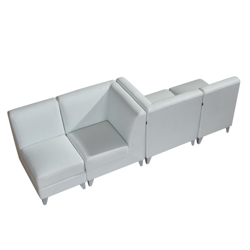 Magic Cube Waiting Bench - 2, 3 or 4 Seats Modern Lounge Seating for Office, Clinic, or Hotel Lobby