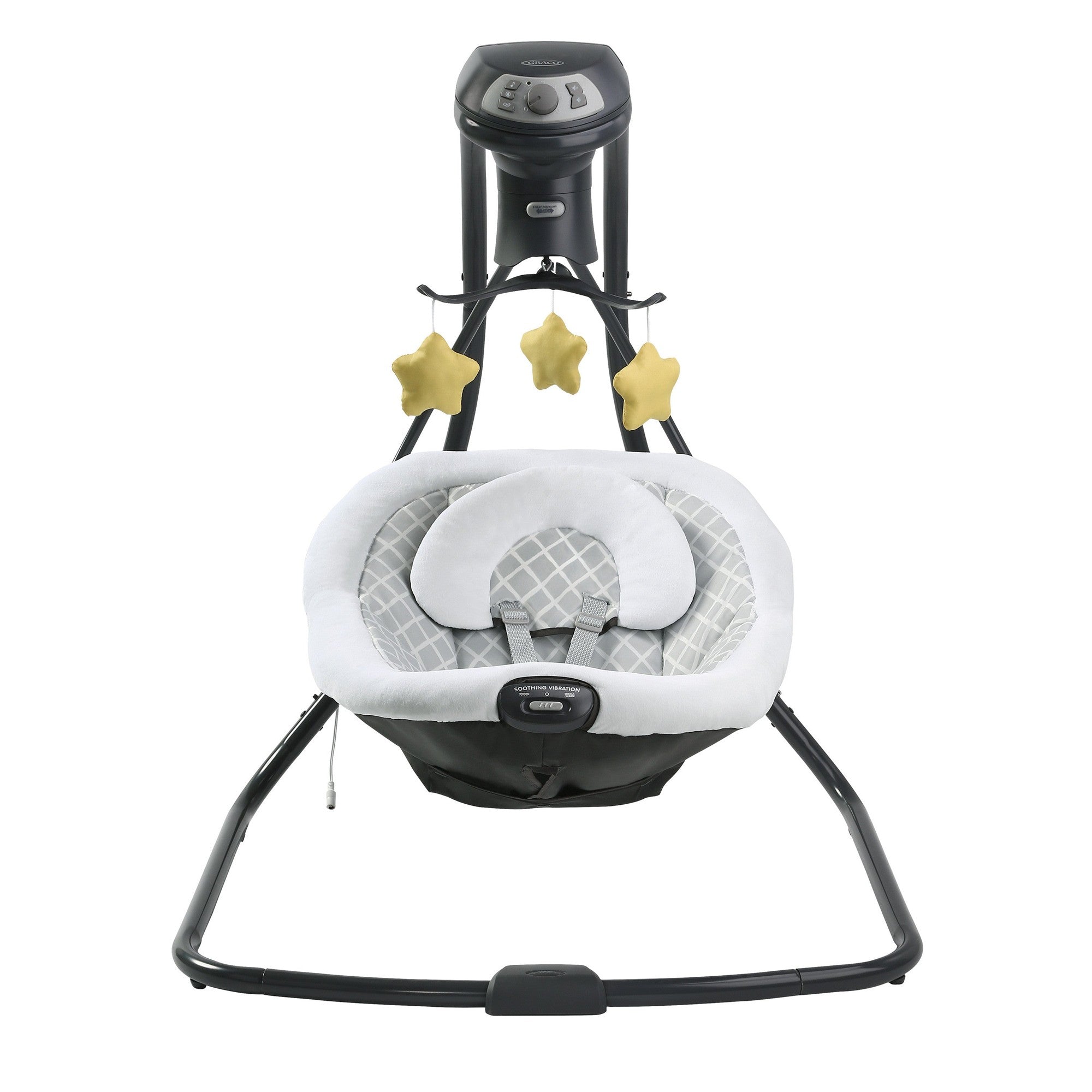 Graco Simple Sway LX Baby Swing with Multi-Direction Lounger - Gentle Rocking Motion for Newborns & Infants - Perfect for Nursery, Living Room & Bedtime Soothing
