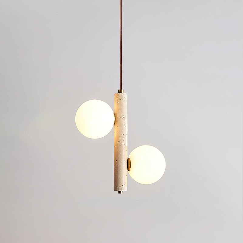 Modern Glass Ball Spheres Pendant Lamp - Stylish Hanging Light Fixture for Dining Room, Kitchen, or Living Room Decor