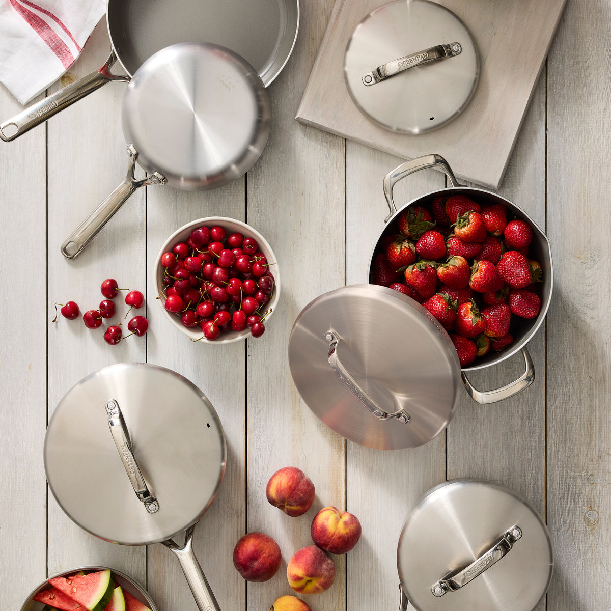 Premium GP5 Stainless Steel 3.26 Quart Saucepan with Glass Lid & Mirror Finish Handles - Perfect for Cooking, Boiling, Simmering Soups & Pasta | Ideal for Home Kitchen & Professional Use