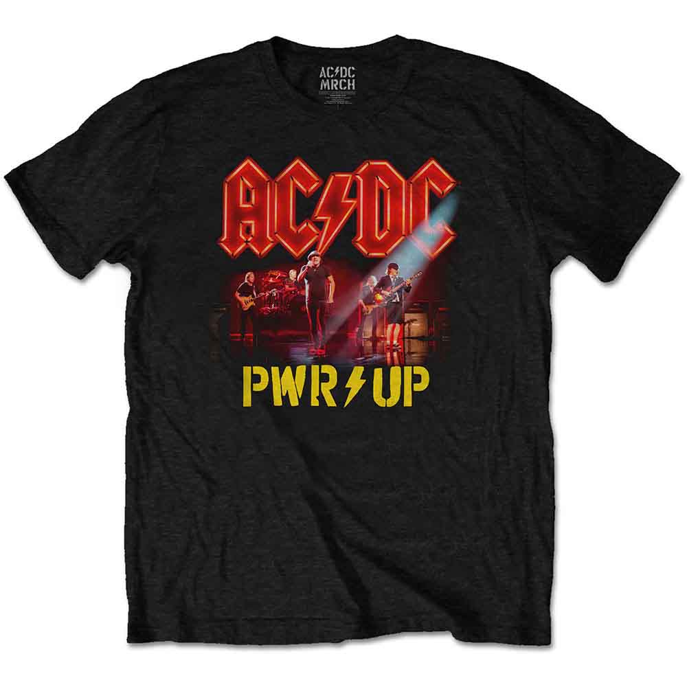 AC/DC Neon Live Tour Vintage Band T-Shirt - Classic Rock Music Merch for Concerts & Casual Wear