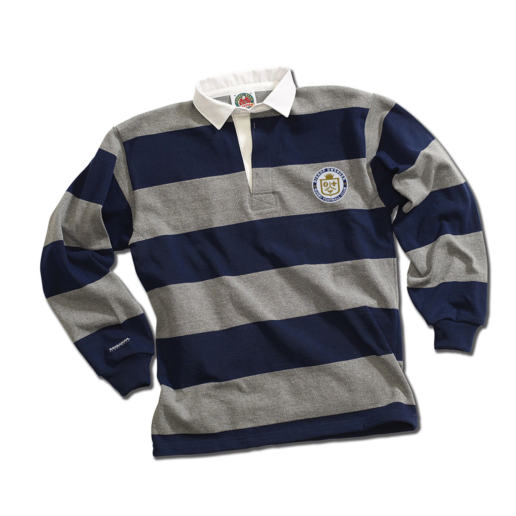 Bishop Dwenger RFC 4 Inch Stripe Rugby Jersey - Breathable Sports Jersey for Rugby Players - Perfect for Rugby Matches, Training, and Team Uniforms
