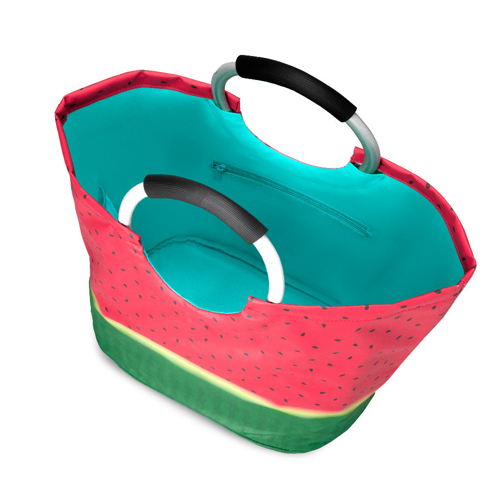 Stylish Melon Slice Print Loopi Tote Bag - Fashionable Reusable Shopping Bag for Groceries, Beach, Work & Daily Use