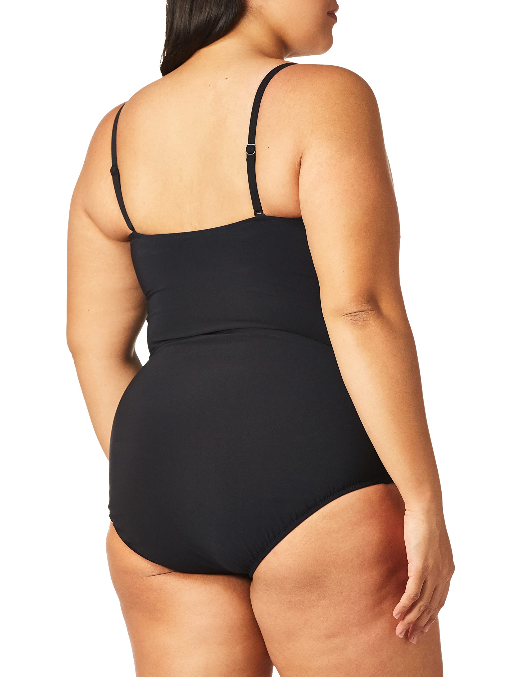 Profile by Gottex Women's Solid Twist Front Bandeau One Piece Swimsuit | Sexy Monokini Bathing Suit for Beach & Pool | Perfect for Vacation, Swimwear, and Summer Fashion