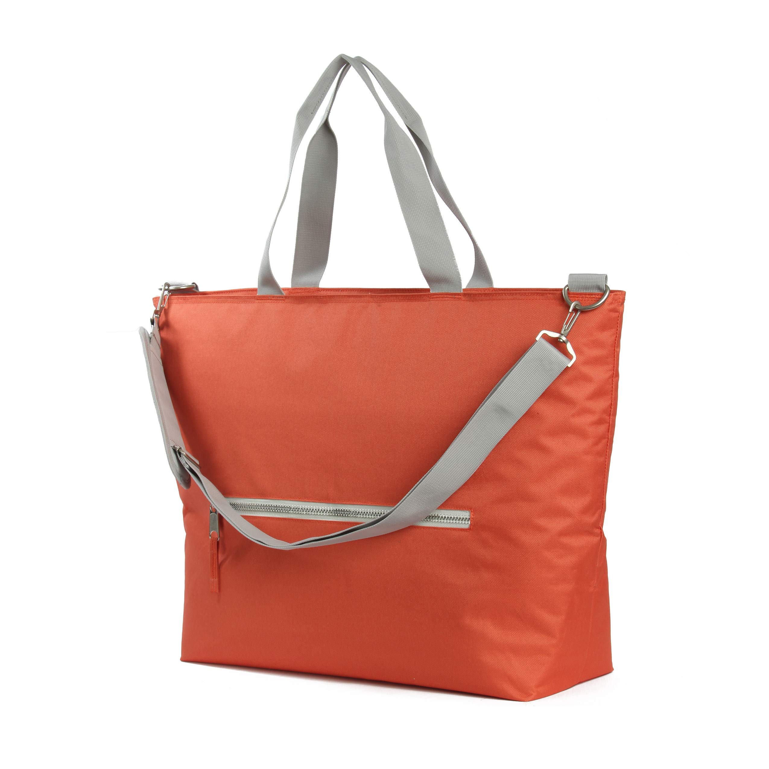 Extra Large Insulated Grocery Bag with Zipper Closure - Jumbo Reusable Thermal Shopping Tote for Hot & Cold Food - Removable Shoulder Strap - Perfect for Grocery Shopping, Picnics, Beach Trips & Meal Prep