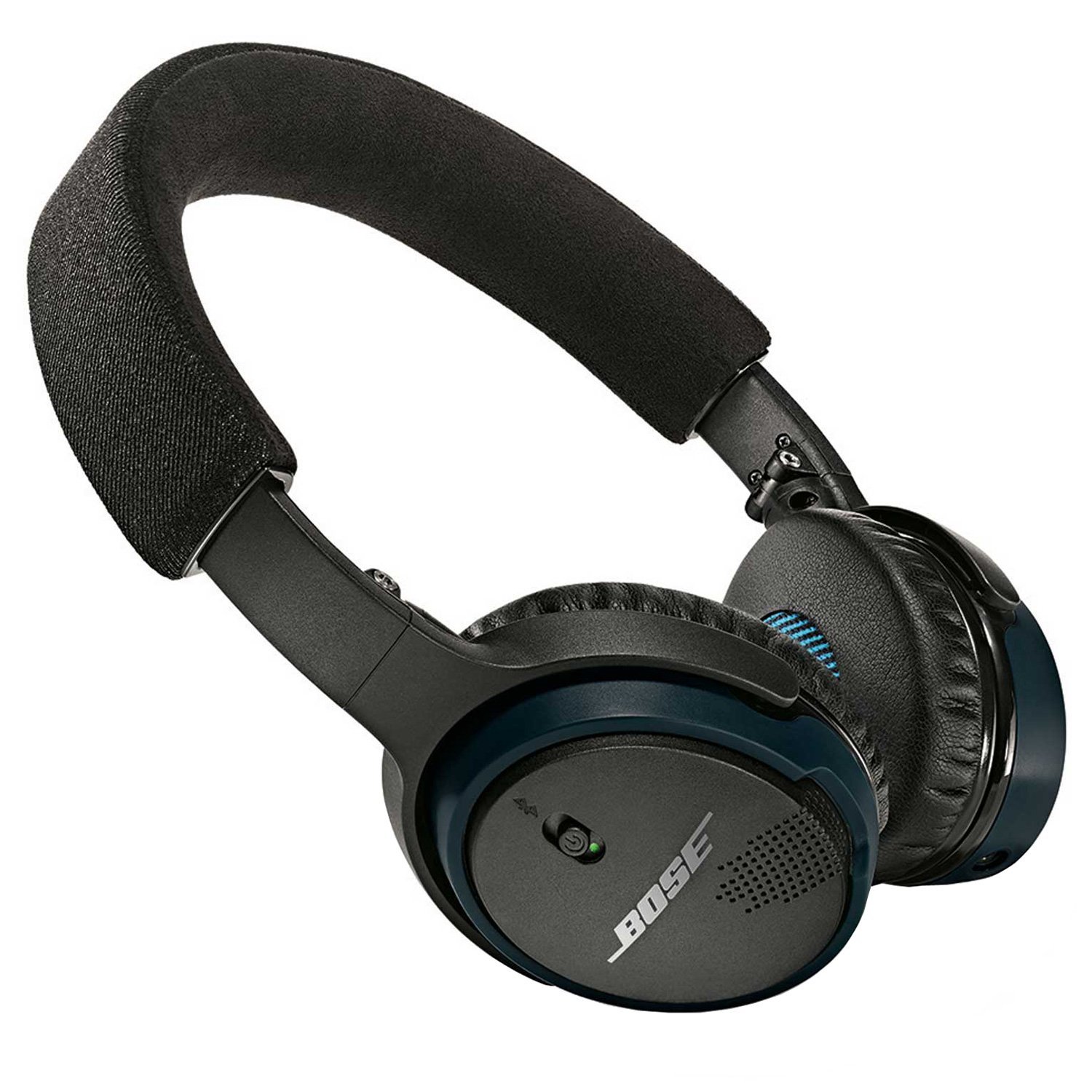 Bose SoundLink On-Ear Bluetooth Wireless Headphones - Black (Renewed) | Noise Cancelling, 15-Hour Battery for Travel, Work & Gym | Premium Refurbished Audio Headset
