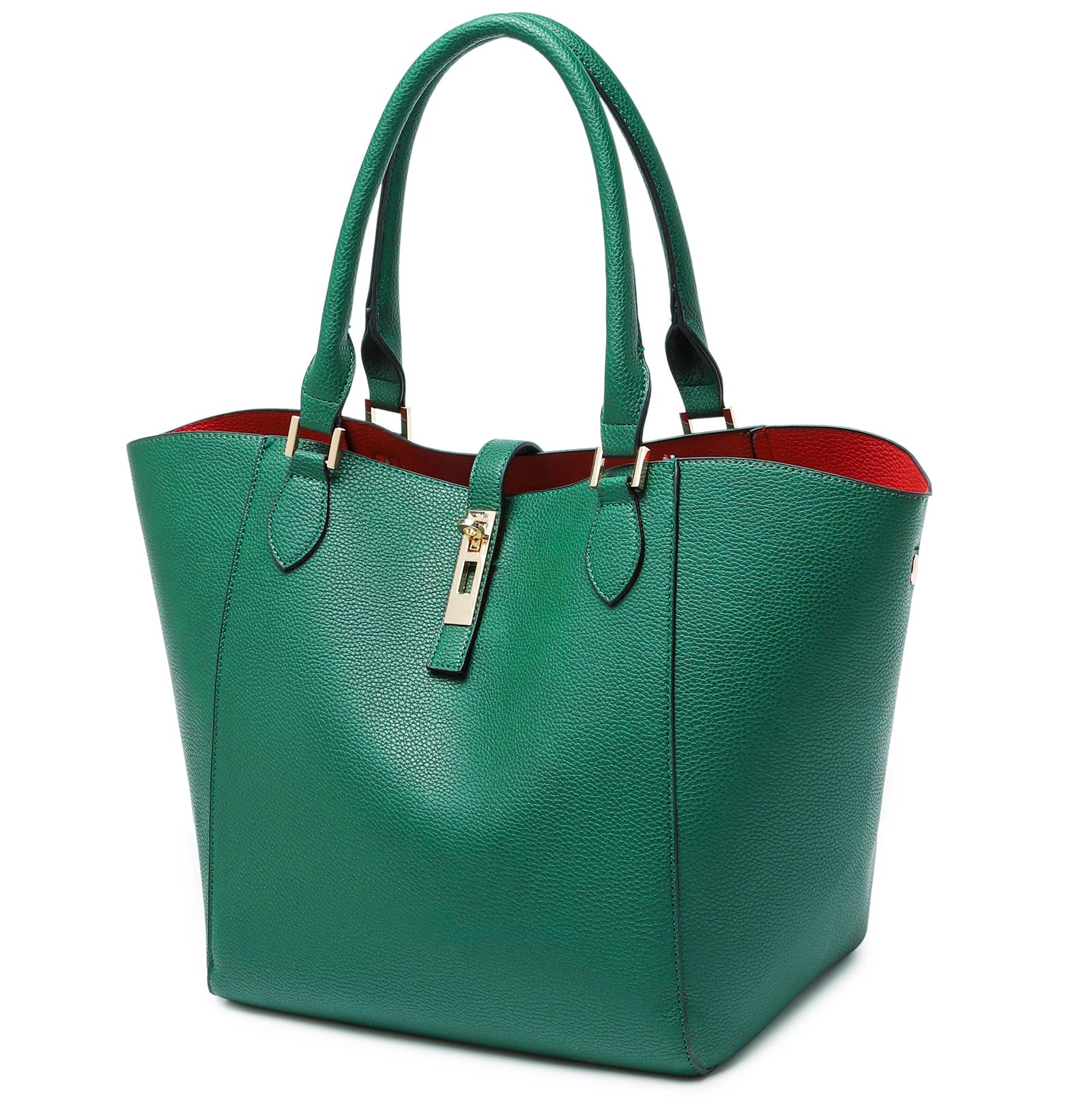 SQLP Large Work Tote Bag for Women - Stylish Designer Purse & Spacious Handbag, Big Bucket Bag for Office, Travel & Daily Use | Durable Shoulder Bag for Commuting, Business & Weekend Getaways