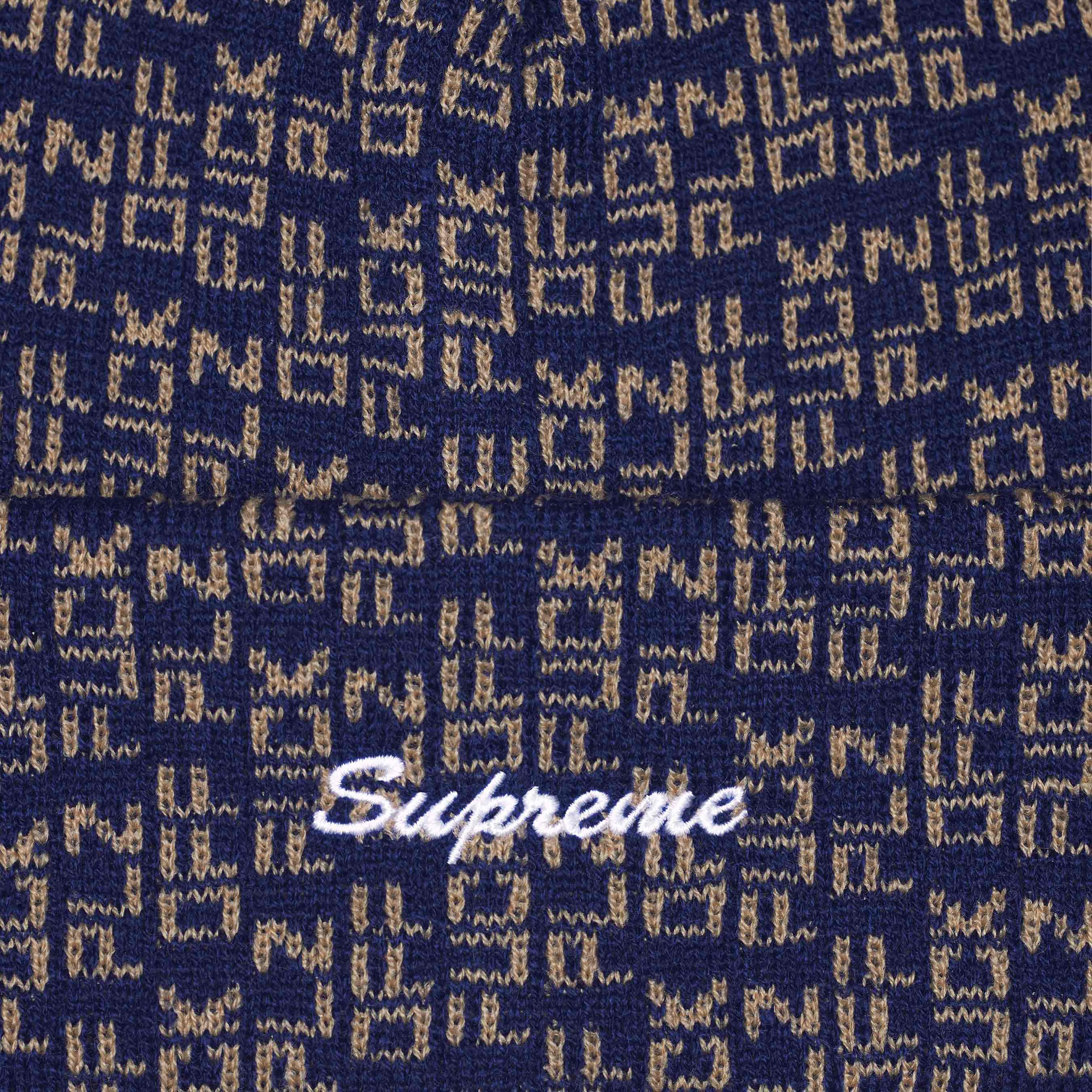 Supreme Fuck Off Beanie - Navy Blue Winter Skull Cap for Men & Women - Streetwear Fashion, Urban Style, Cold Weather Accessory for Skateboarding, Snowboarding & Outdoor Activities