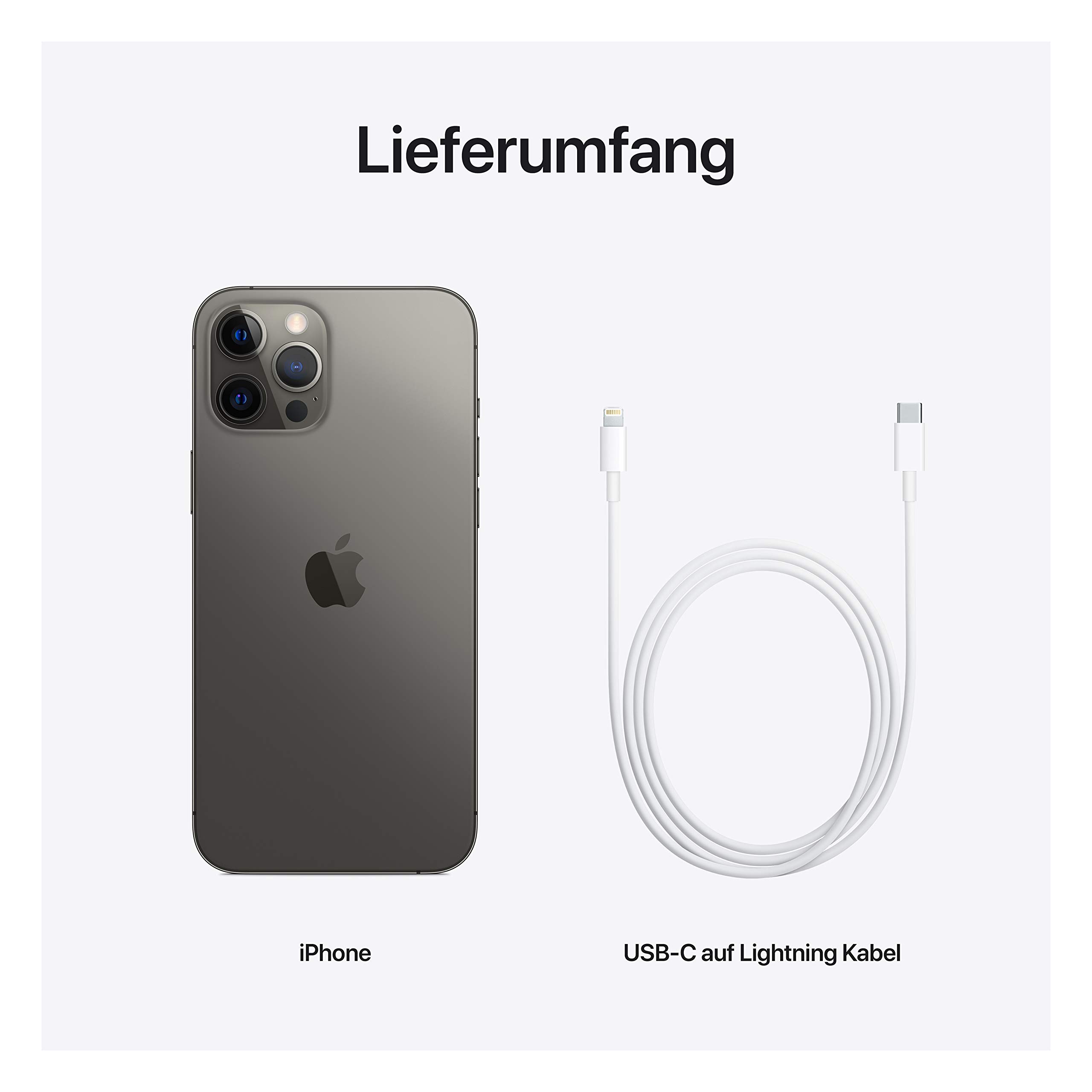 Apple iPhone 12 Pro Max 128GB Graphite - Certified Refurbished Smartphone with Face ID & Dual Camera | Perfect for Business Professionals & Travel Enthusiasts