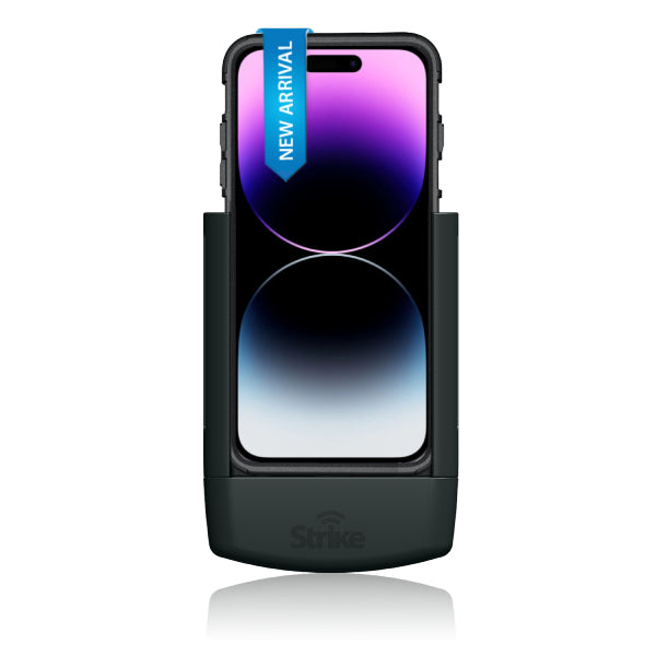 iPhone 14 Pro Car Mount Holder - Compatible with Strike Rugged Case | Secure Phone Cradle for Driving, Commuting & Road Trips