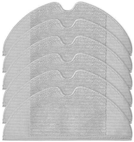 Mijia 1C Robot Vacuum Cleaner Replacement Accessory Set - 6PCS Washable Cleaning Cloth Mop Pads for Home Floor Cleaning | Compatible with Xiaomi Robotic Vacuum | Perfect for Hardwood, Tile & Carpet Floors