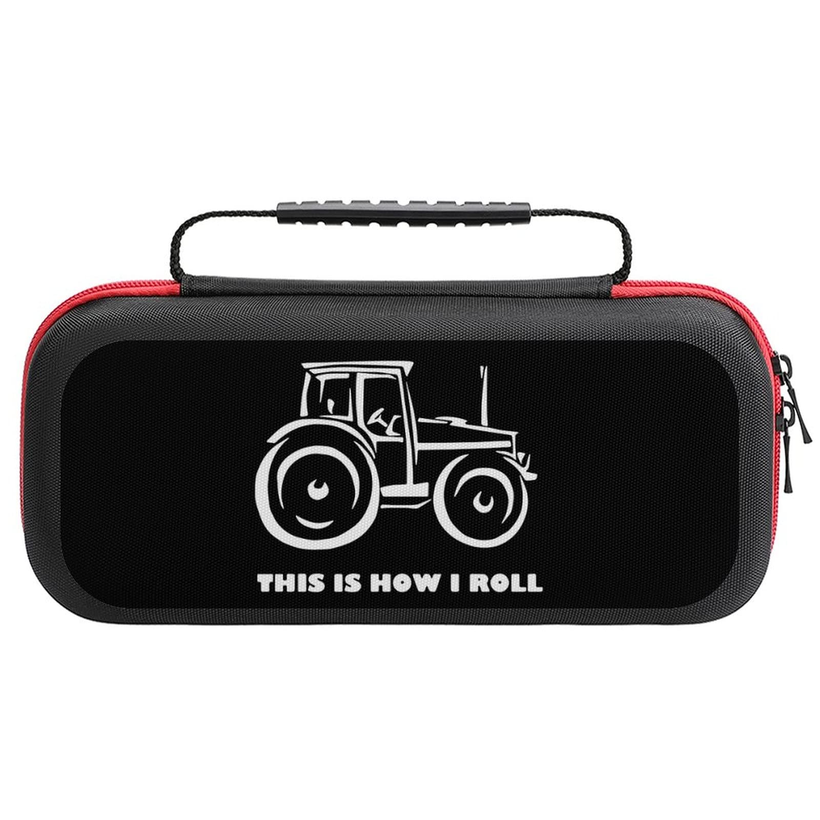 Farmer Tractor Themed Nintendo Switch Protective Hard Shell Travel Case - Durable Carrying Case for Nintendo Switch | Perfect for Gaming On-The-Go & Farm-Themed Gift Ideas