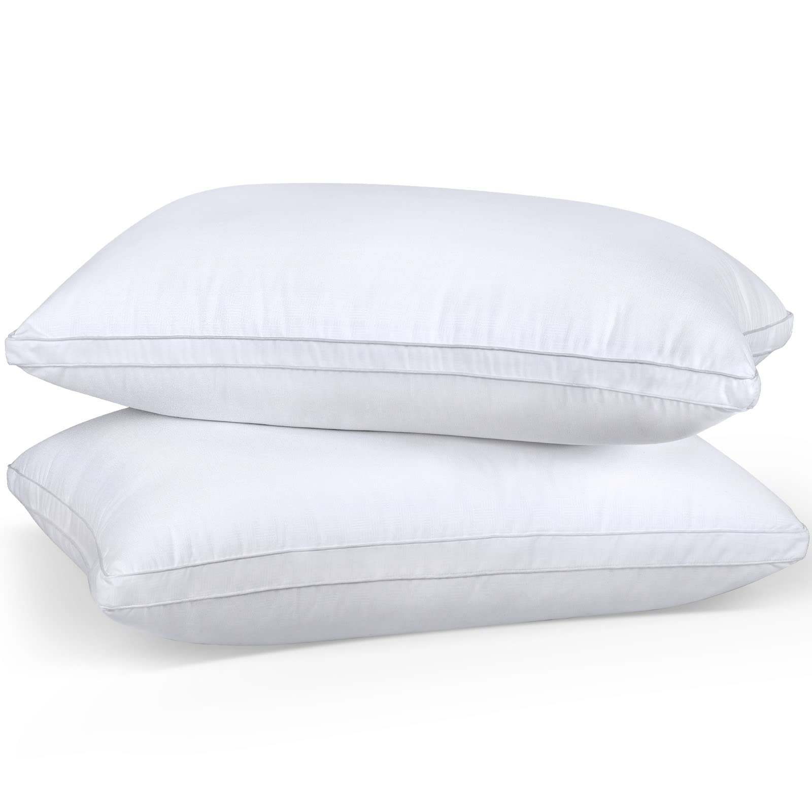 Premium Cooling Gel Pillows for Side & Back Sleepers - 2 Pack Queen Size Down Alternative Pillows (20x30 Inches) | Ultra Soft Hotel Collection with Gusseted Design | Perfect for Hot Sleepers & Allergy Relief - Bedroom, Guest Room & Travel Use