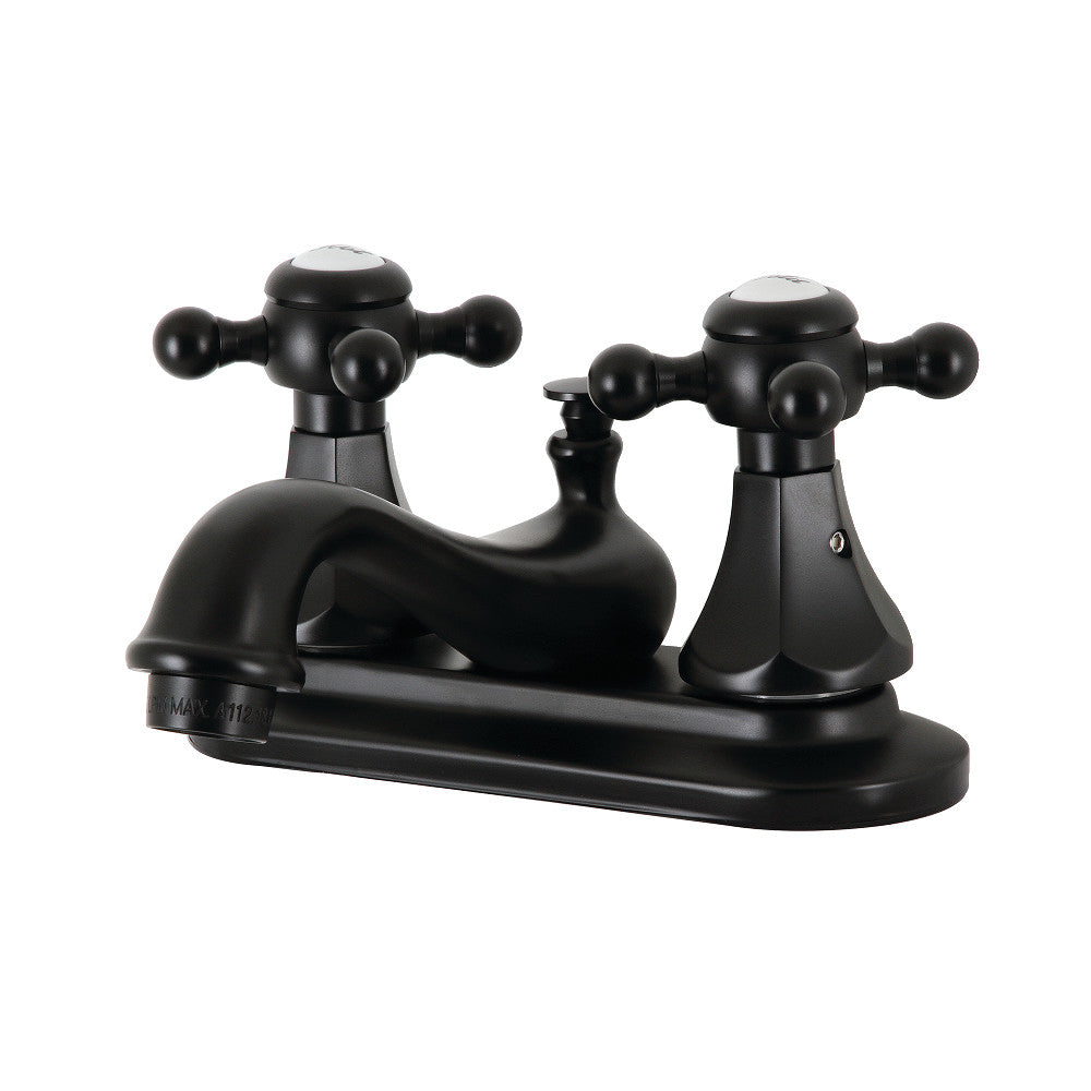 Kingston Brass KB608BX Metropolitan 4-Inch Centerset Bathroom Faucet with Pop-Up Drain - Perfect for Modern Bathroom Vanities & Powder Rooms