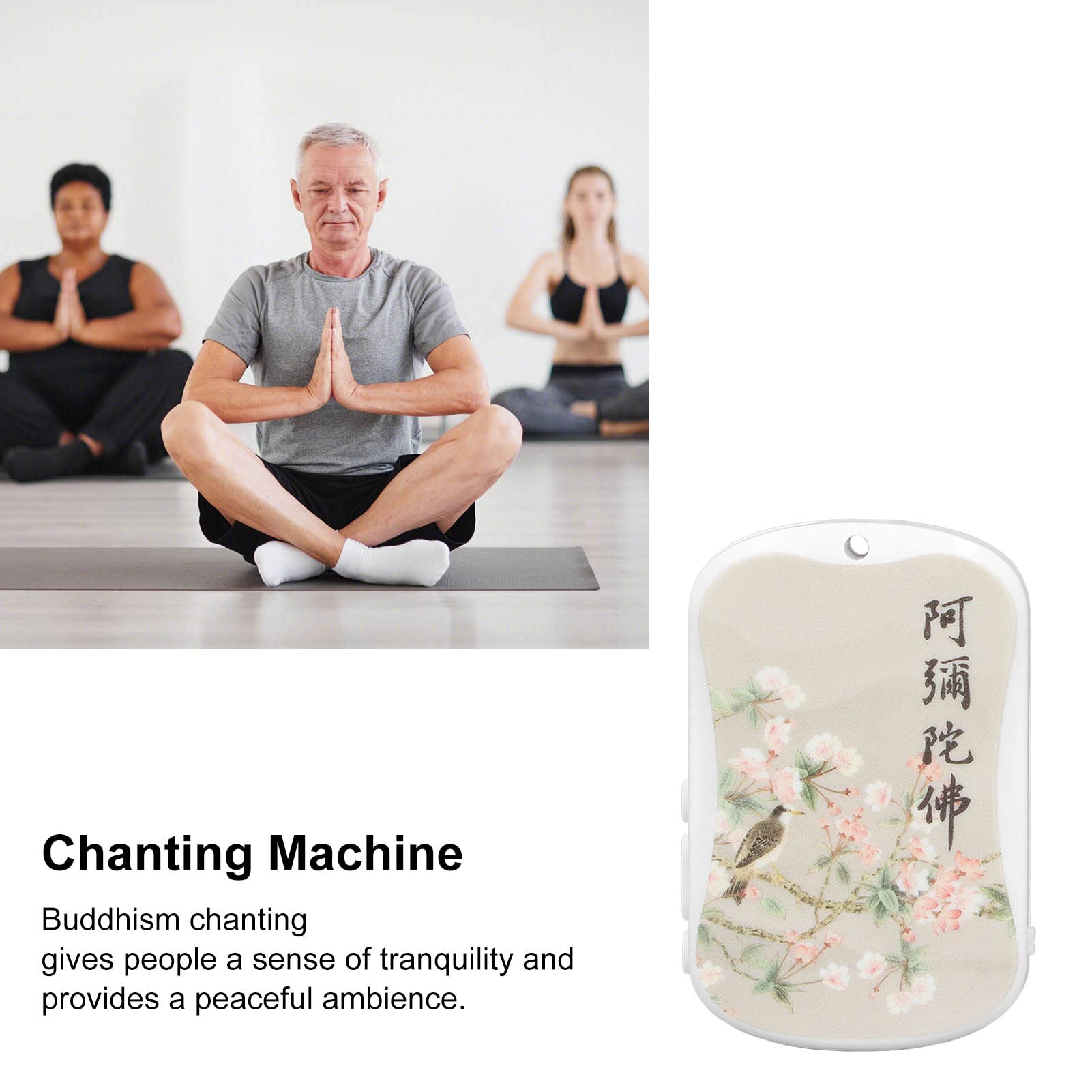 Buddha Machine - Portable Mini Sound Player for Meditation, Relaxation & Focus - Pure Audio for Solo Retreats, Yoga & Mindfulness Practices