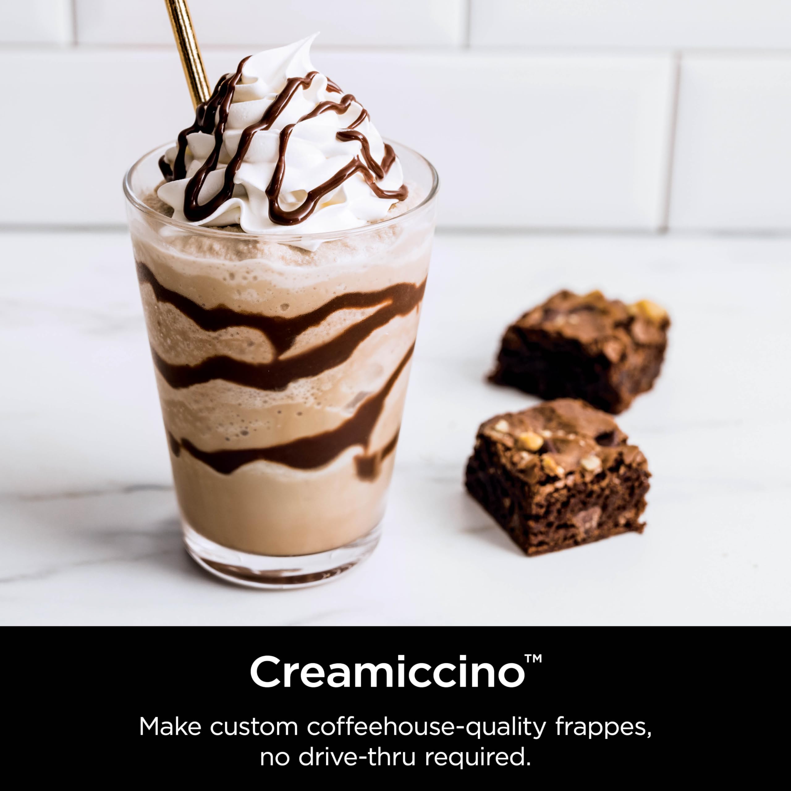 Ninja NC501 CREAMi Deluxe 11-in-1 Ice Cream Maker Machine - Make Homemade Ice Cream, Sorbet, Milkshakes & Frozen Treats with 11 Programs | Includes 2 XL Family-Size Pint Containers | Perfect for Kids & Family Desserts | Silver | Great for Parties, Summer Treats & Healthy Snacks