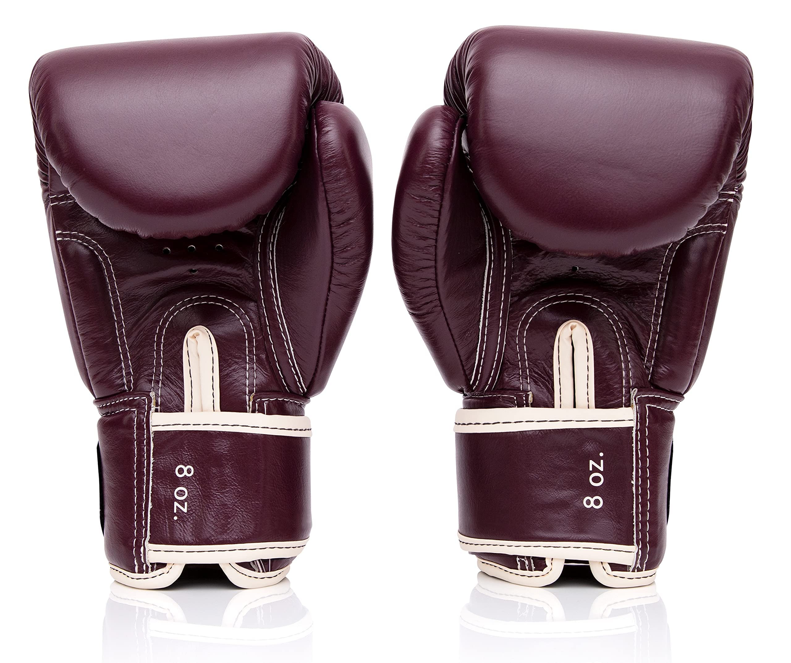 Fairtex BGV16 Genuine Leather Muay Thai Boxing Gloves for Training & Sparring - Premium Compact MMA Gloves for Kickboxing, Bag Work, and Fitness Workouts