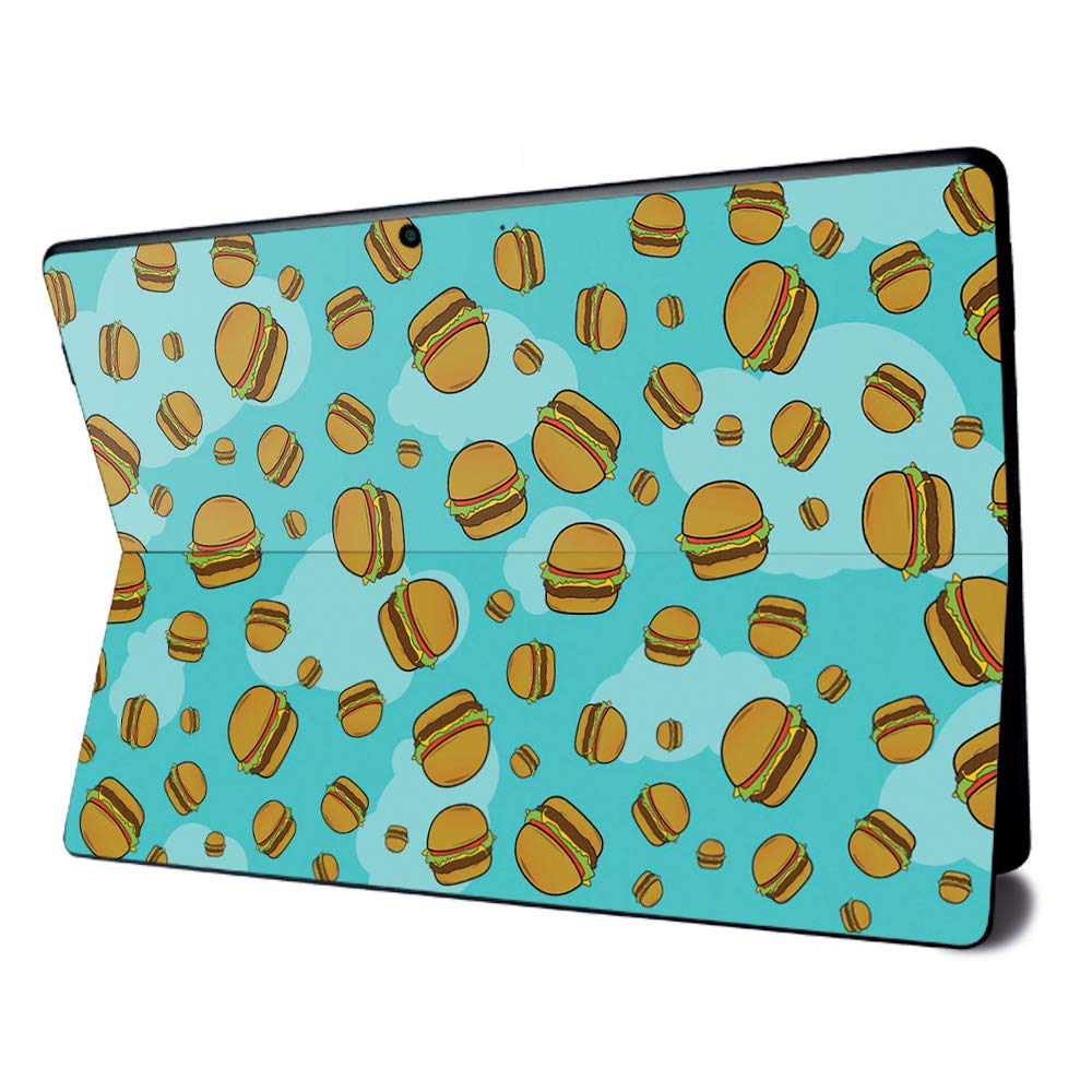 MightySkins Vinyl Decal Wrap Cover for Microsoft Surface Pro X - Burger Heaven Design | Protective & Durable Skin | Easy to Apply & Remove | Made in USA | Perfect for Work, Travel & Personalization