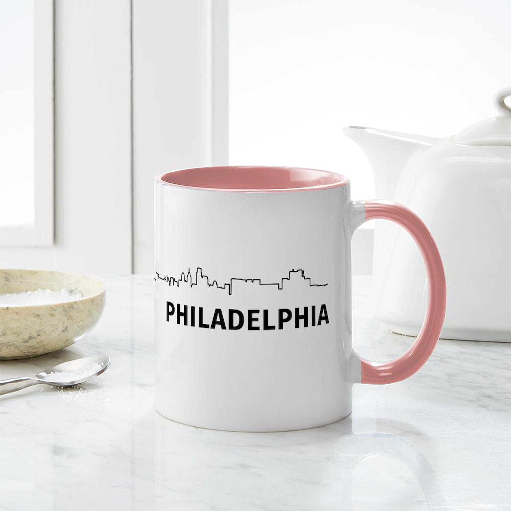 Philadelphia Themed 11 oz (325 ml) Ceramic Coffee Mug - Perfect for Home, Office & Gifts | CafePress Official