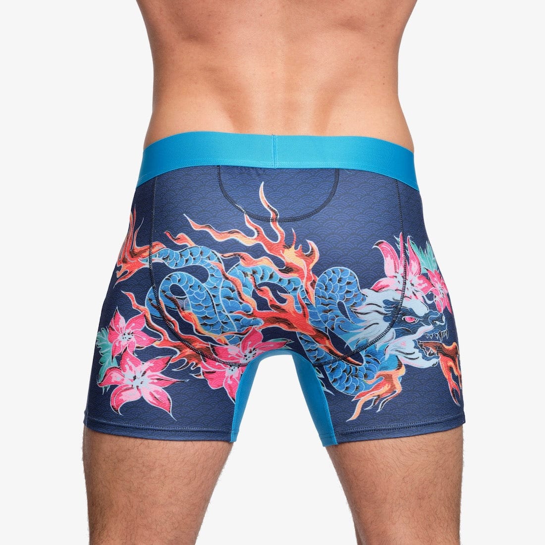 Fire Breathing Dragon Boxer Briefs for Men - Comfortable & Stylish Underwear - Perfect for Daily Wear, Gym & Cosplay